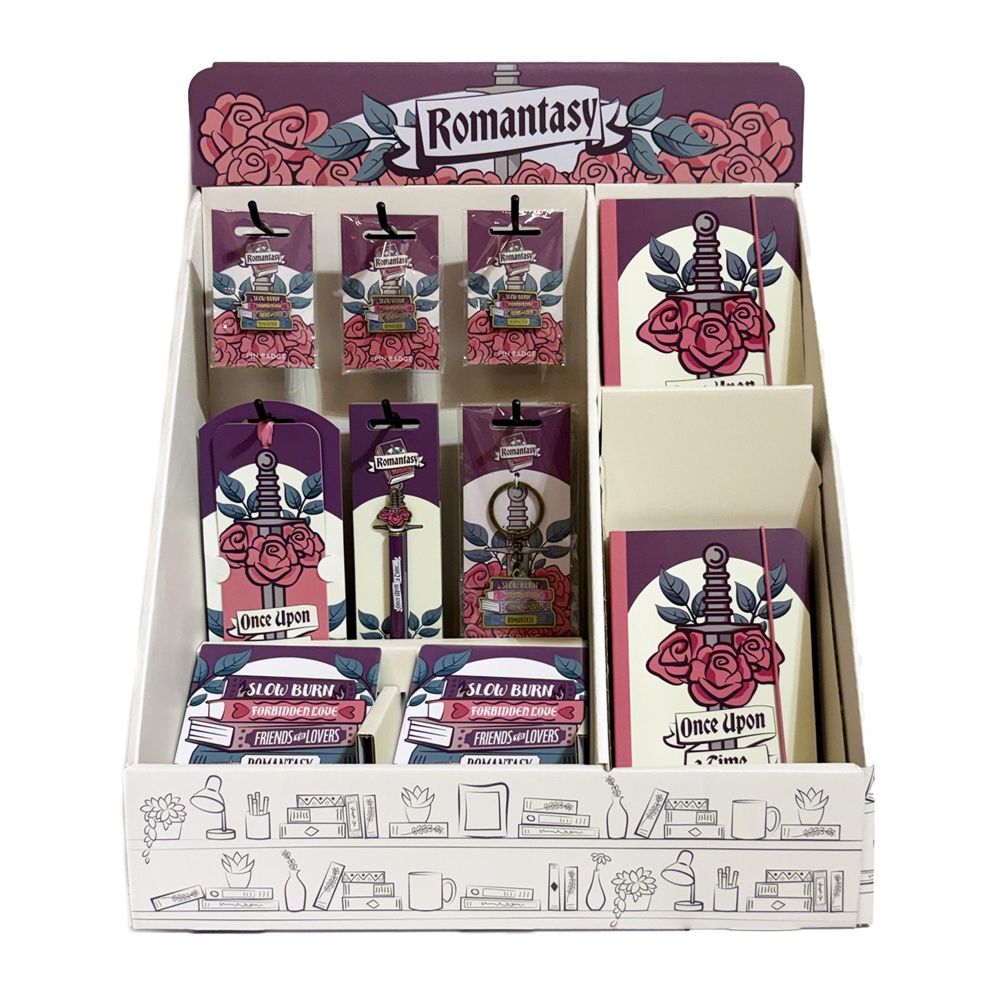 Mixed Counter Top Display Header - Romantasy