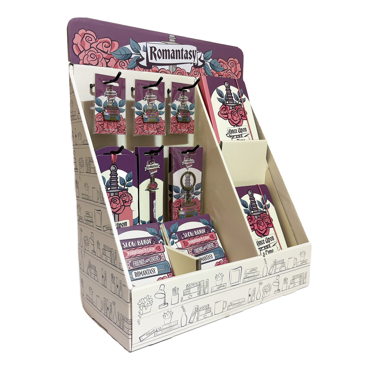 Mixed Counter Top Display Header - Romantasy