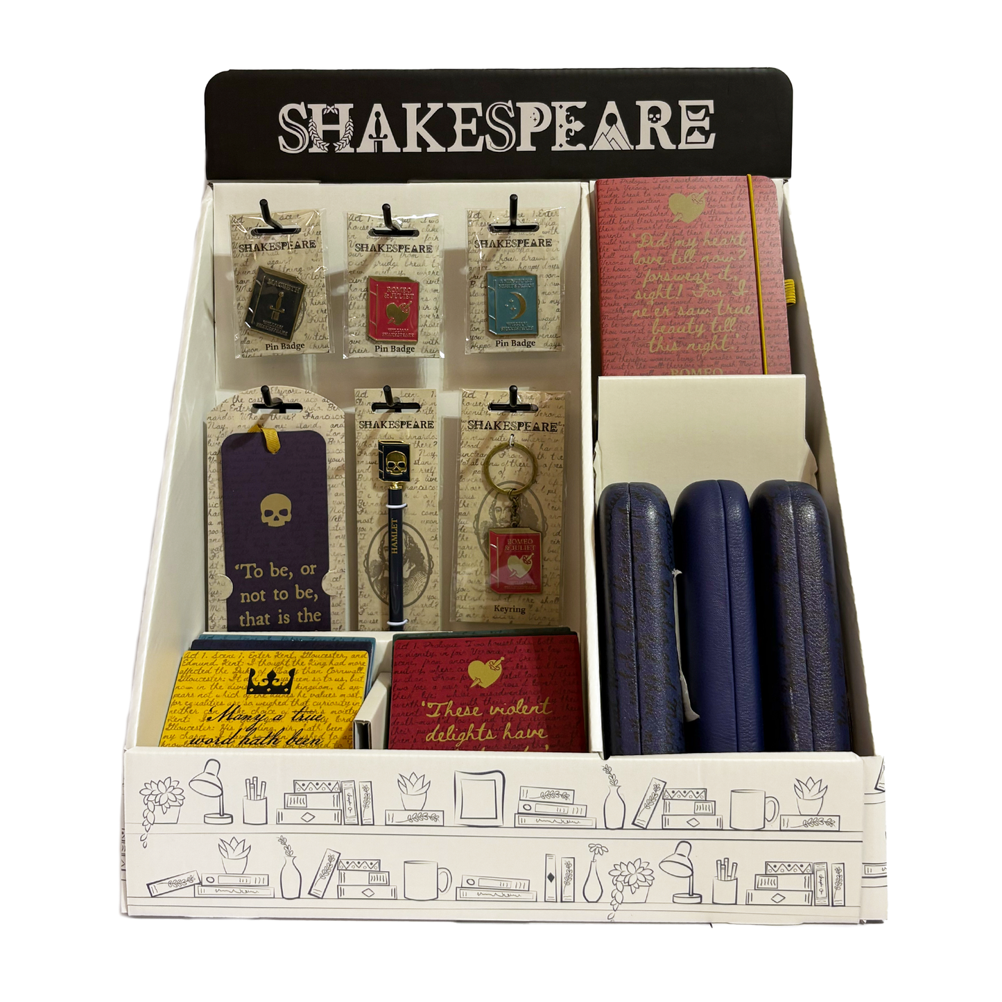 Mixed Counter Top Display - Shakespeare