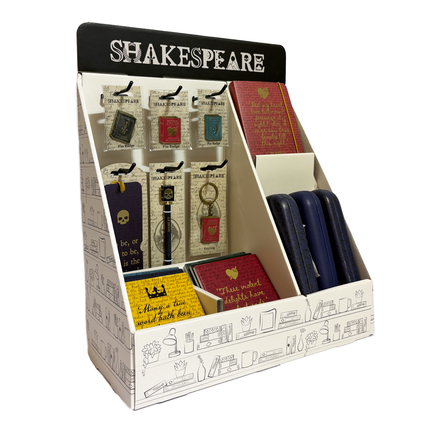 Mixed Counter Top Display - Shakespeare