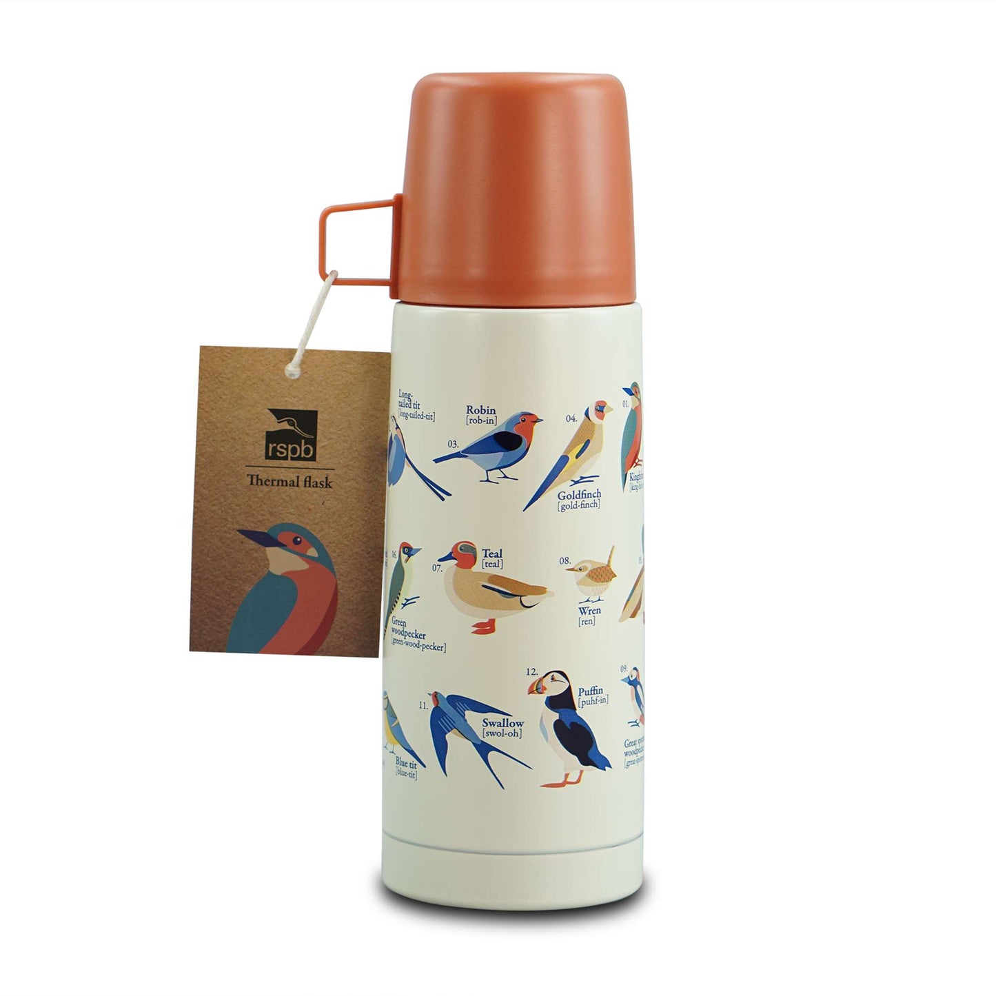 Thermal Flask Garden Birds