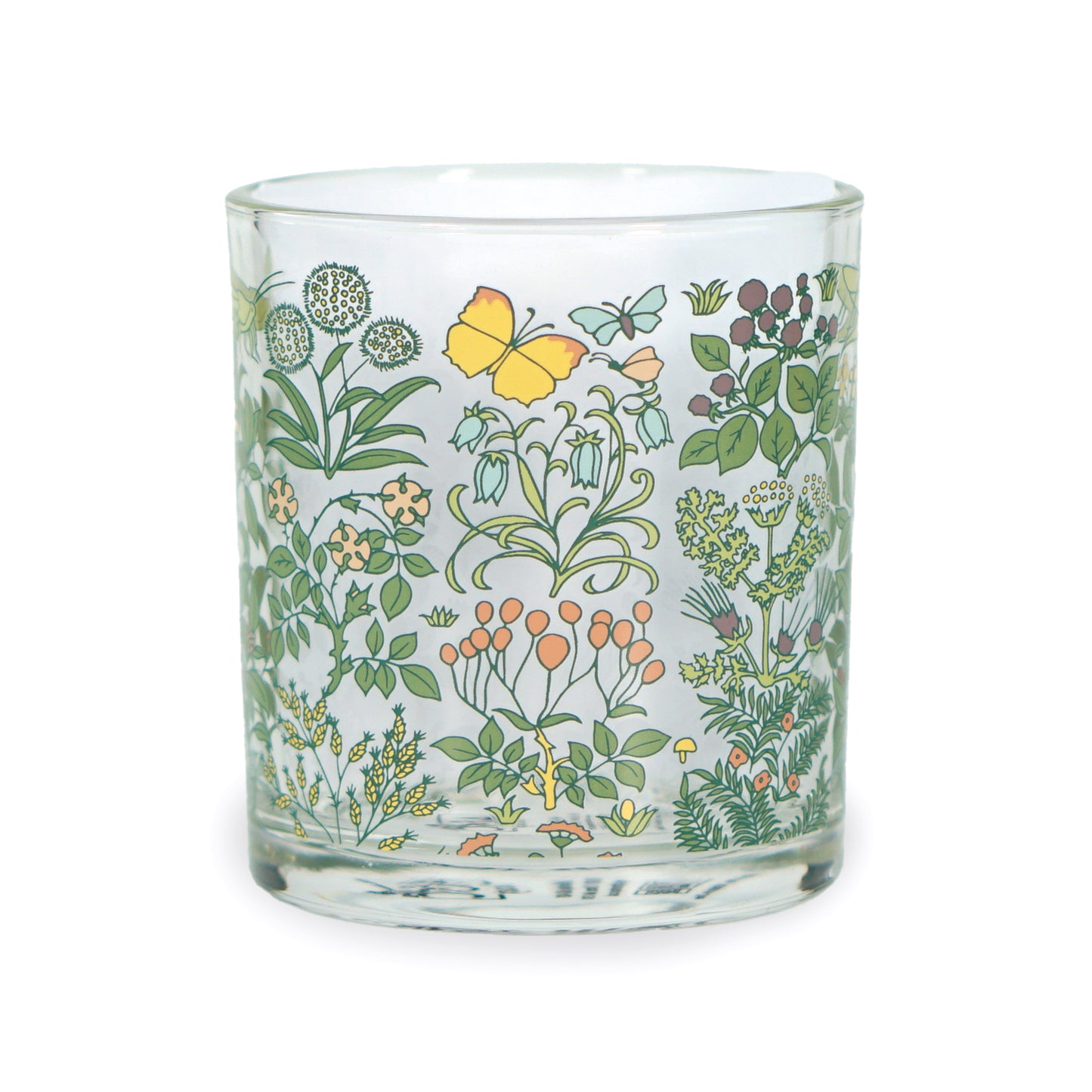 Vintage Botanical Glass Tumbler – Apothecary Garden