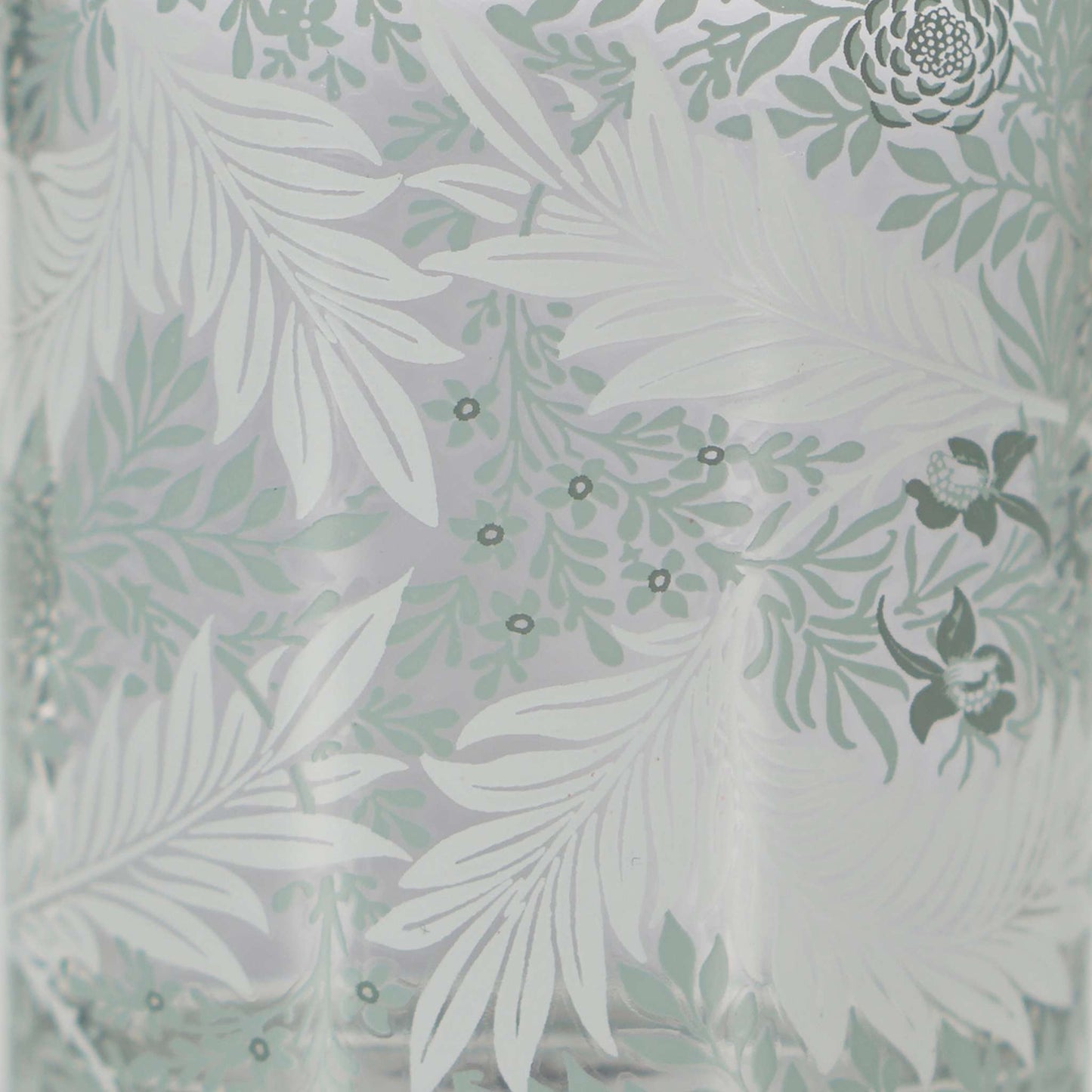 William Morris Glass Tumbler – Larkspur