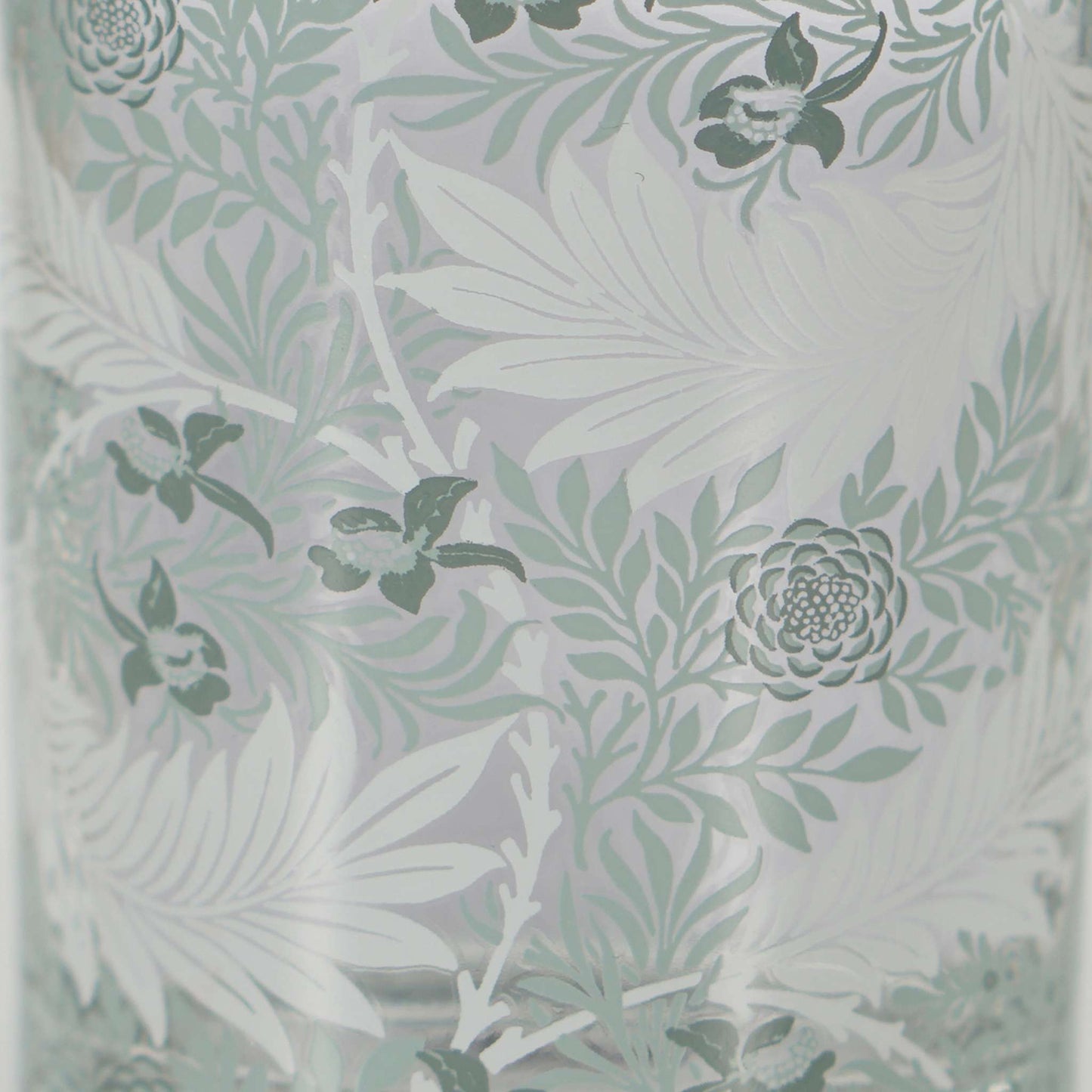 William Morris Glass Tumbler – Larkspur