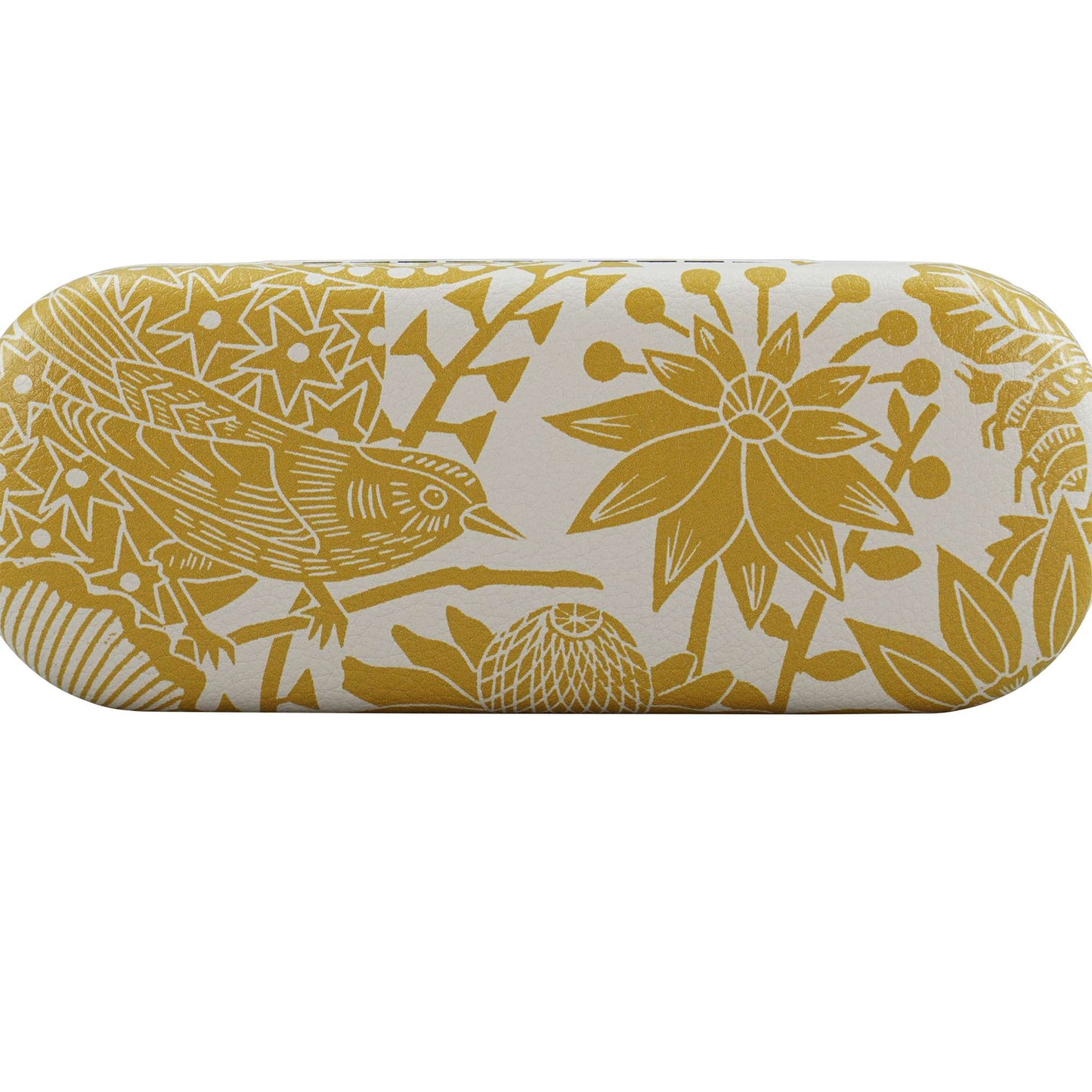 Eye Glasses Case Bird Yellow
