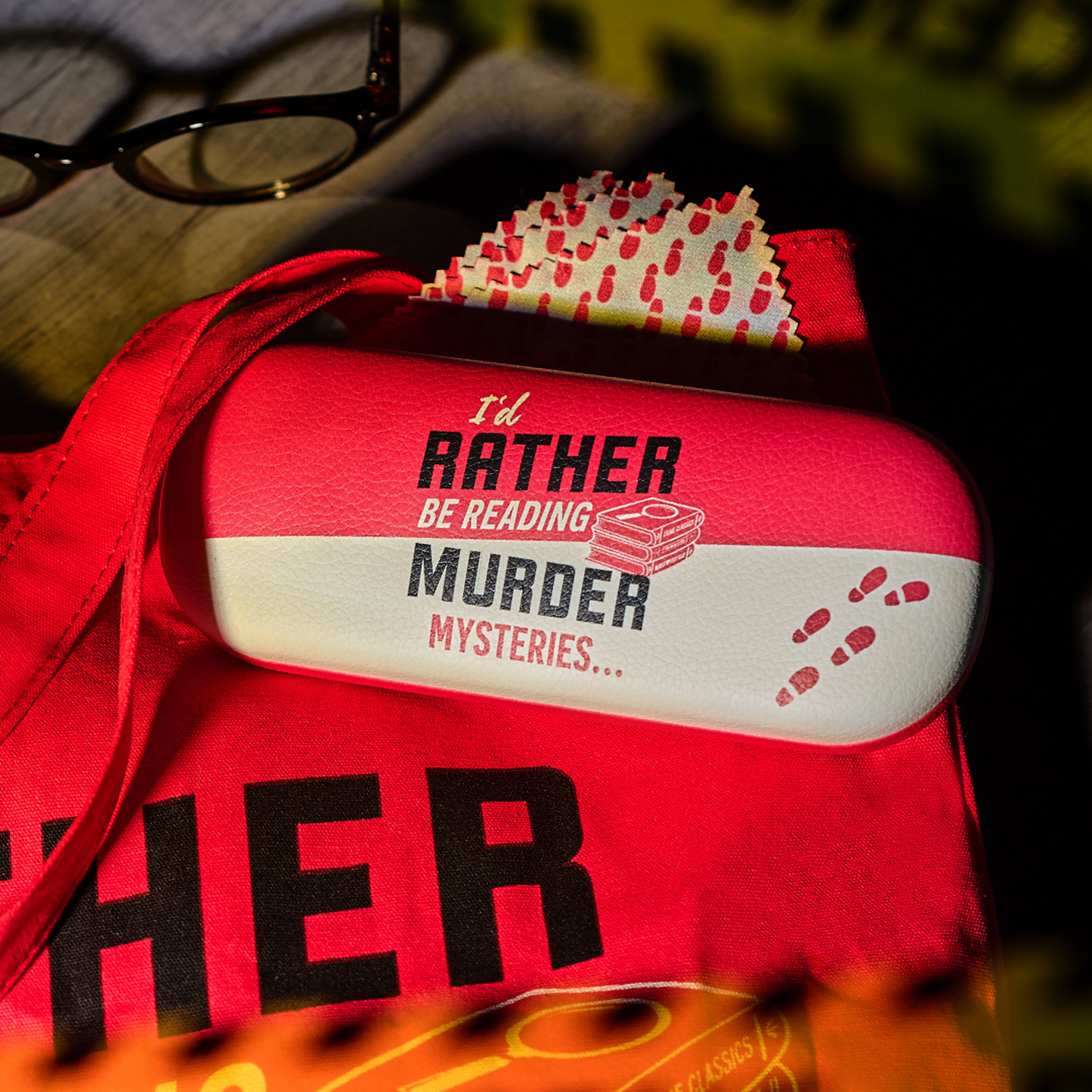 Glasses Case  - Murder Mystery Club