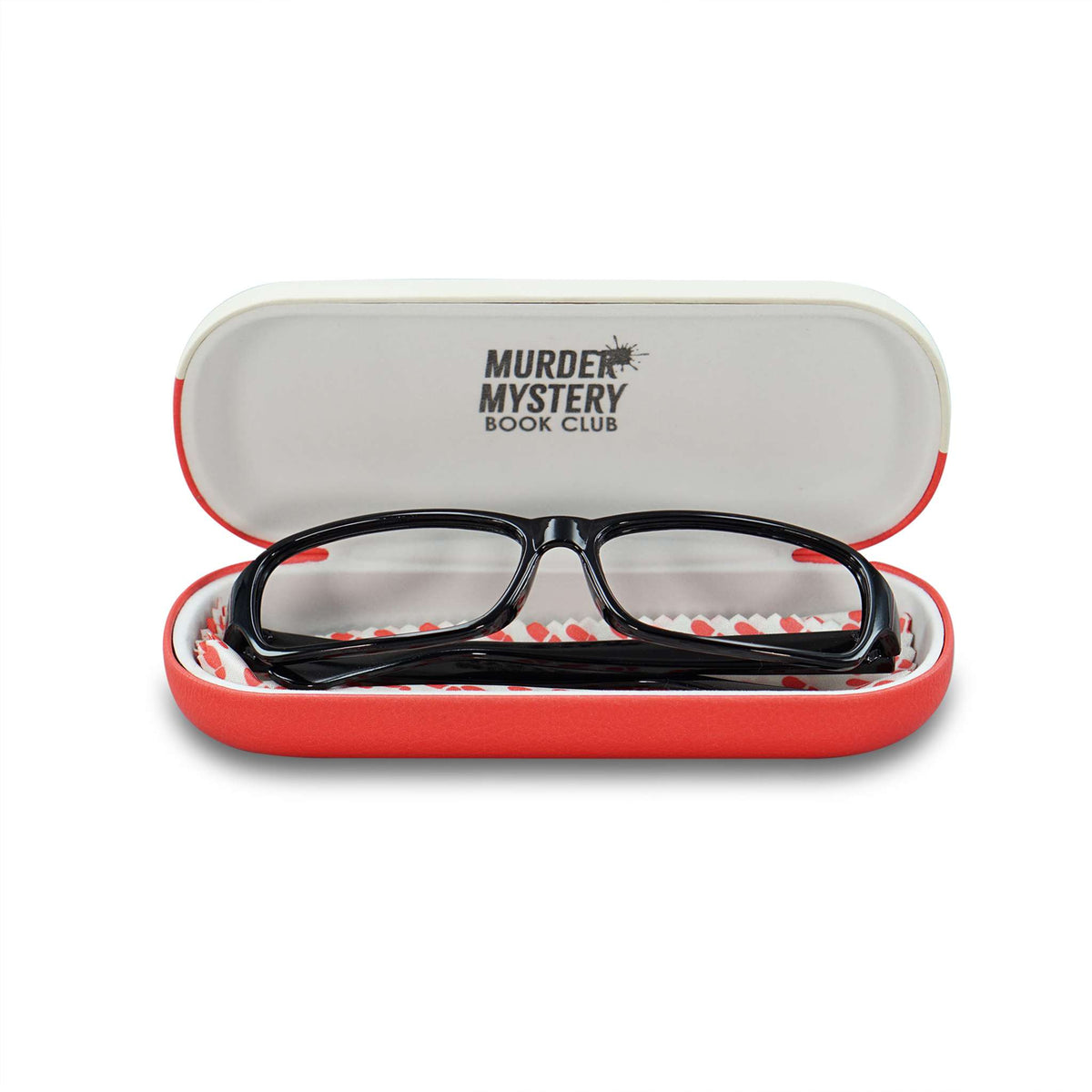 Murder Mystery Book Club Hard Glasses Case