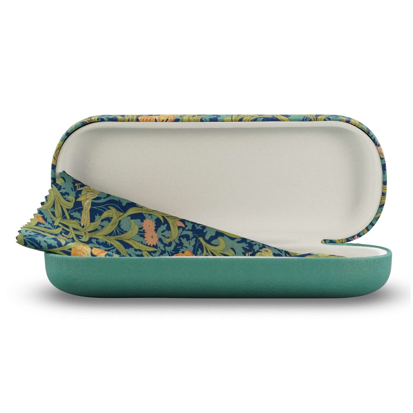 Vintage Iris Floral Eye Glass Case