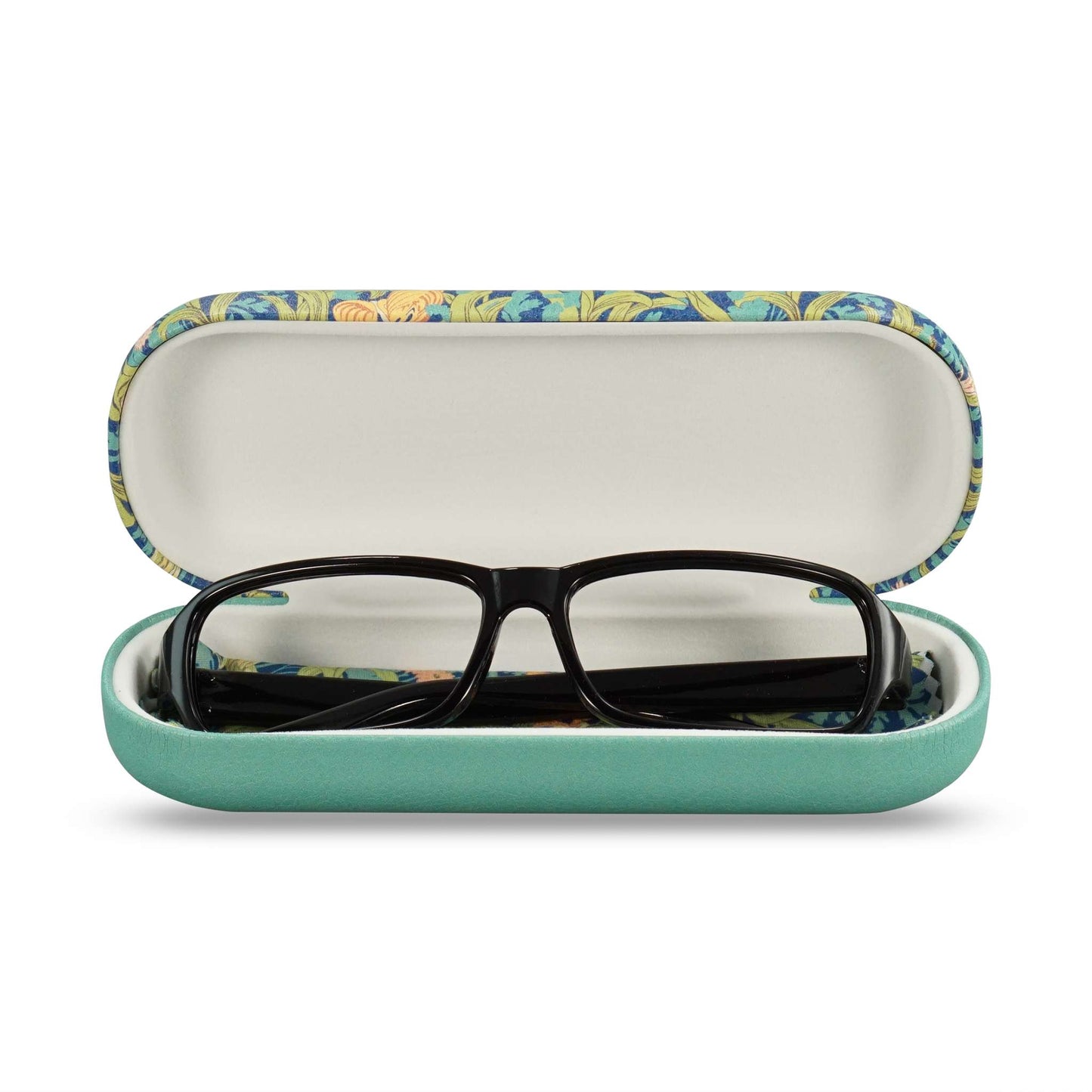 Vintage Iris Floral Eye Glass Case