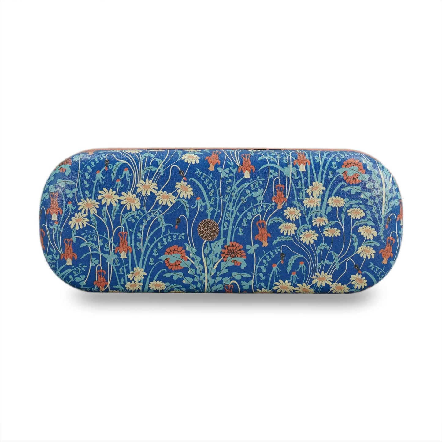 Eye Glasses Case Wild Flowers Poppies Daisies
