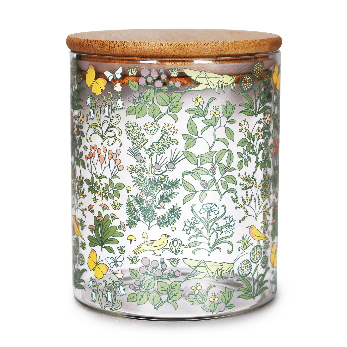 Vintage Botanical Storage Container – Apothecary Garden