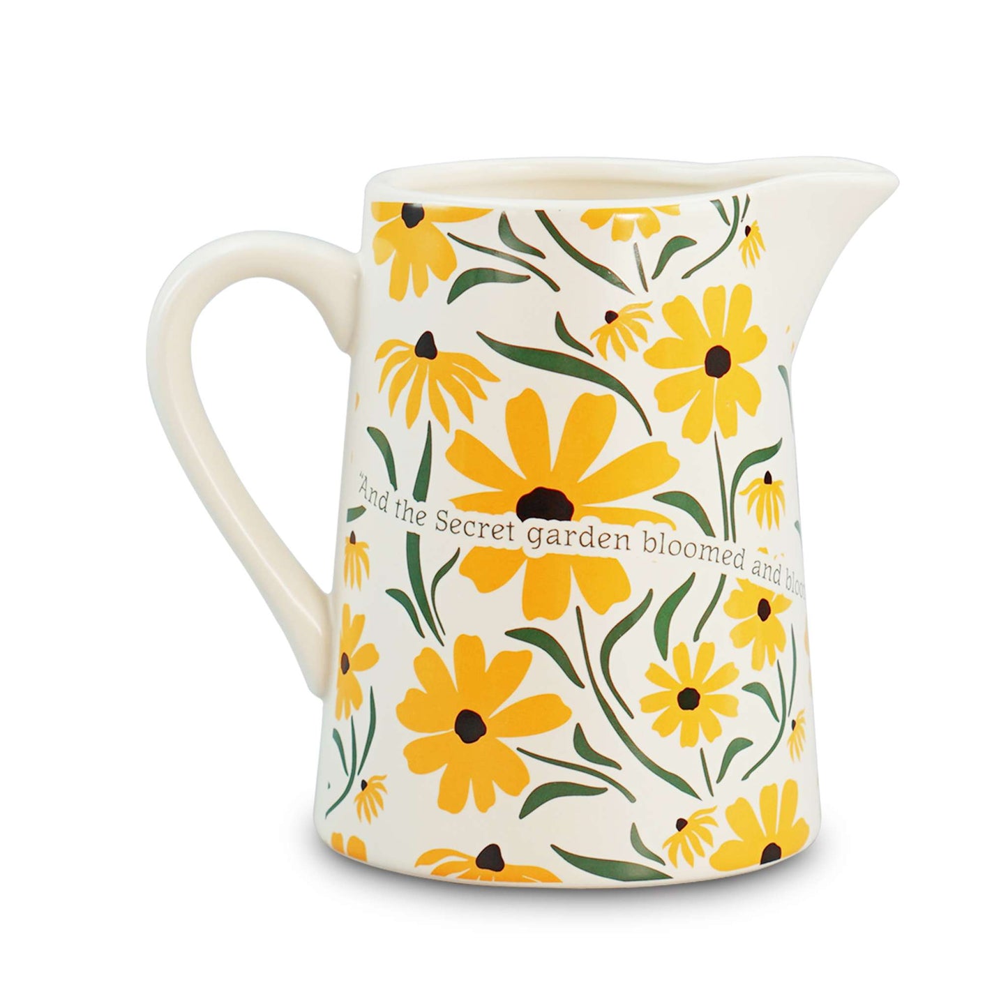Secret Garden Ceramic Jug 17oz – Floral Gift