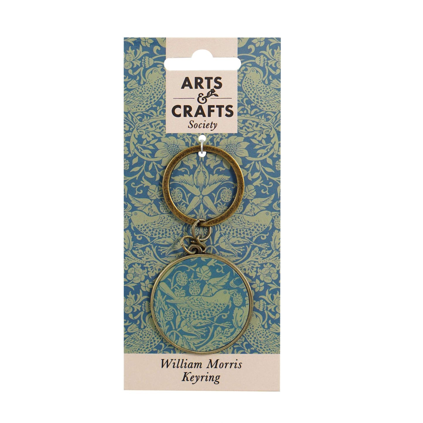 William Morris Keyring – Sage