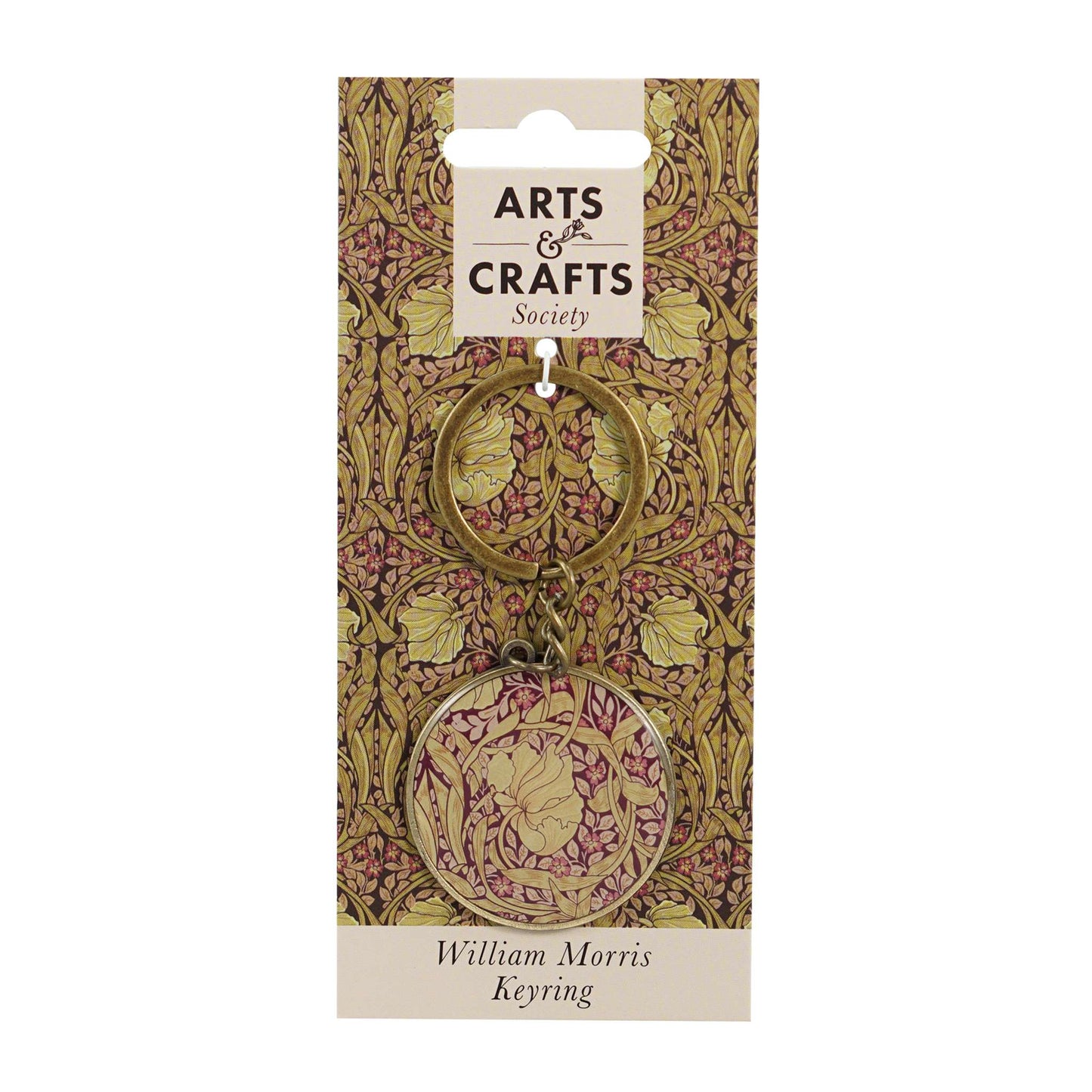 William Morris Keyring – Pimpernel Nature Floral