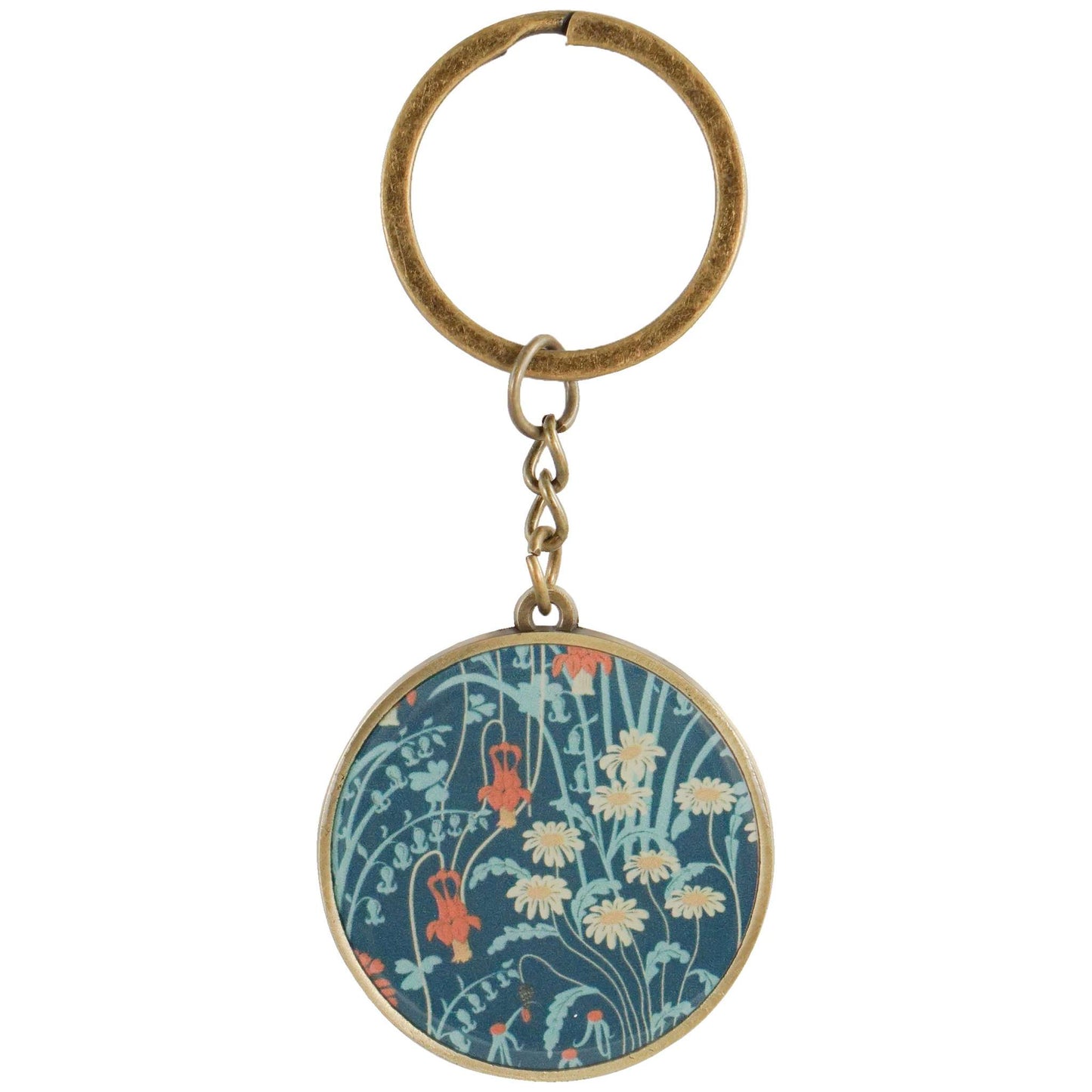 Wild Flowers Keyring – Arts and Crafts Design