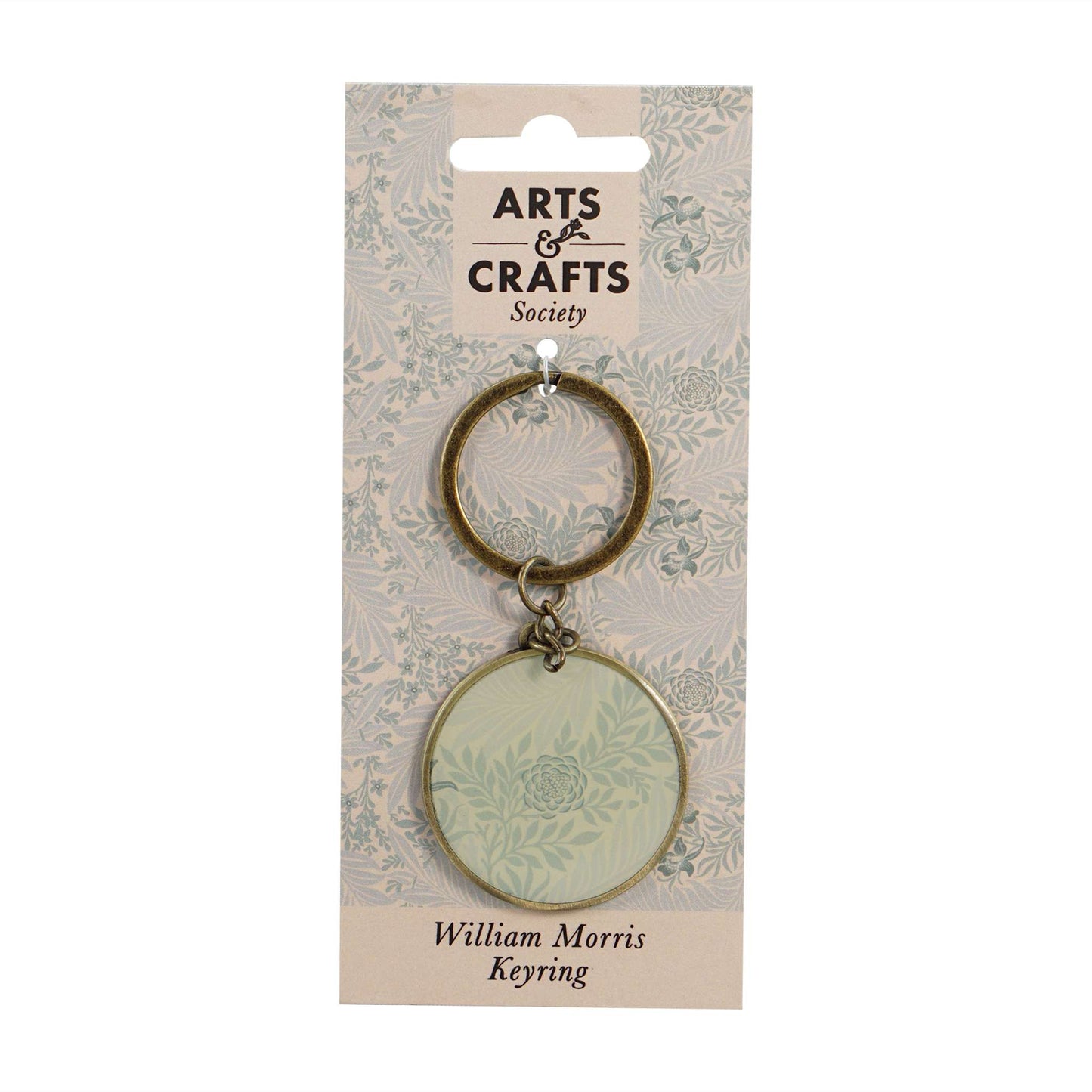 William Morris Keyring – Larkspur