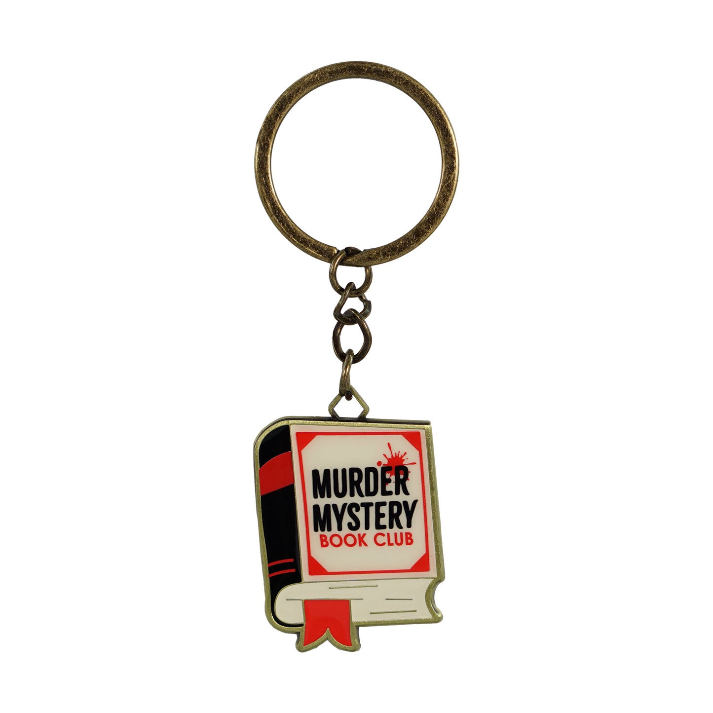 Keyring Metal - Murder Mystery Book Club