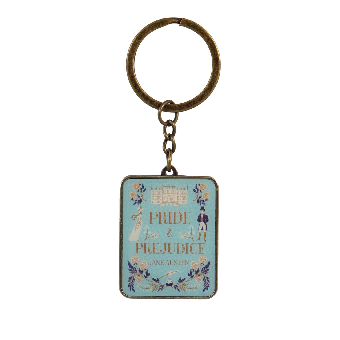 Jane Austen Pride and Prejudice Keyring Metal
