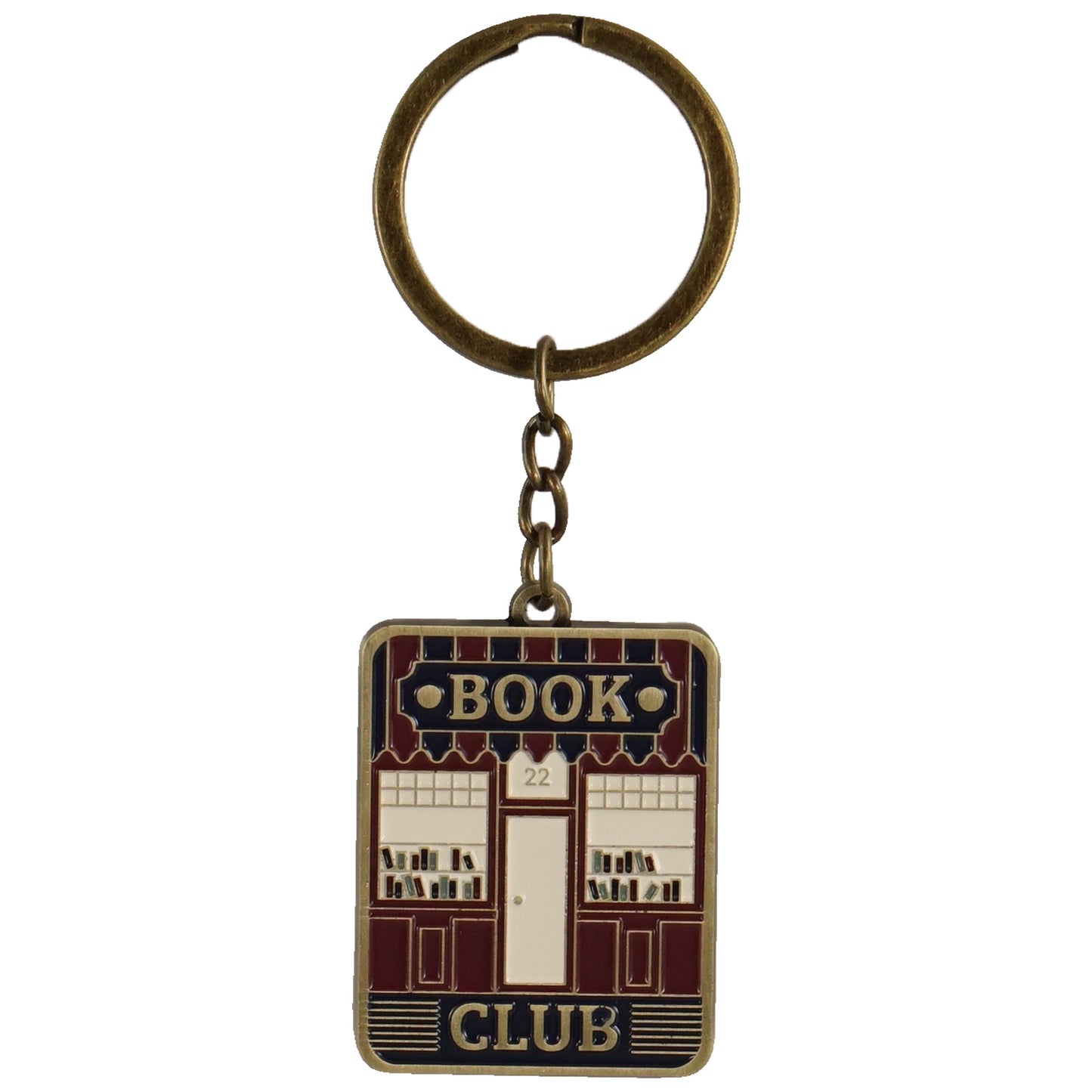 Metal Keyring – Book Club