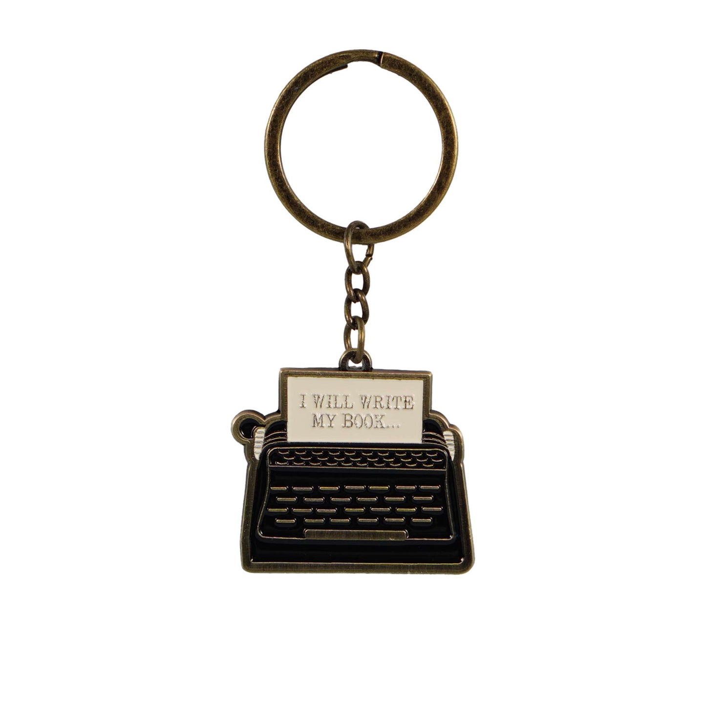 Metal Keyring – I Will Write My Book