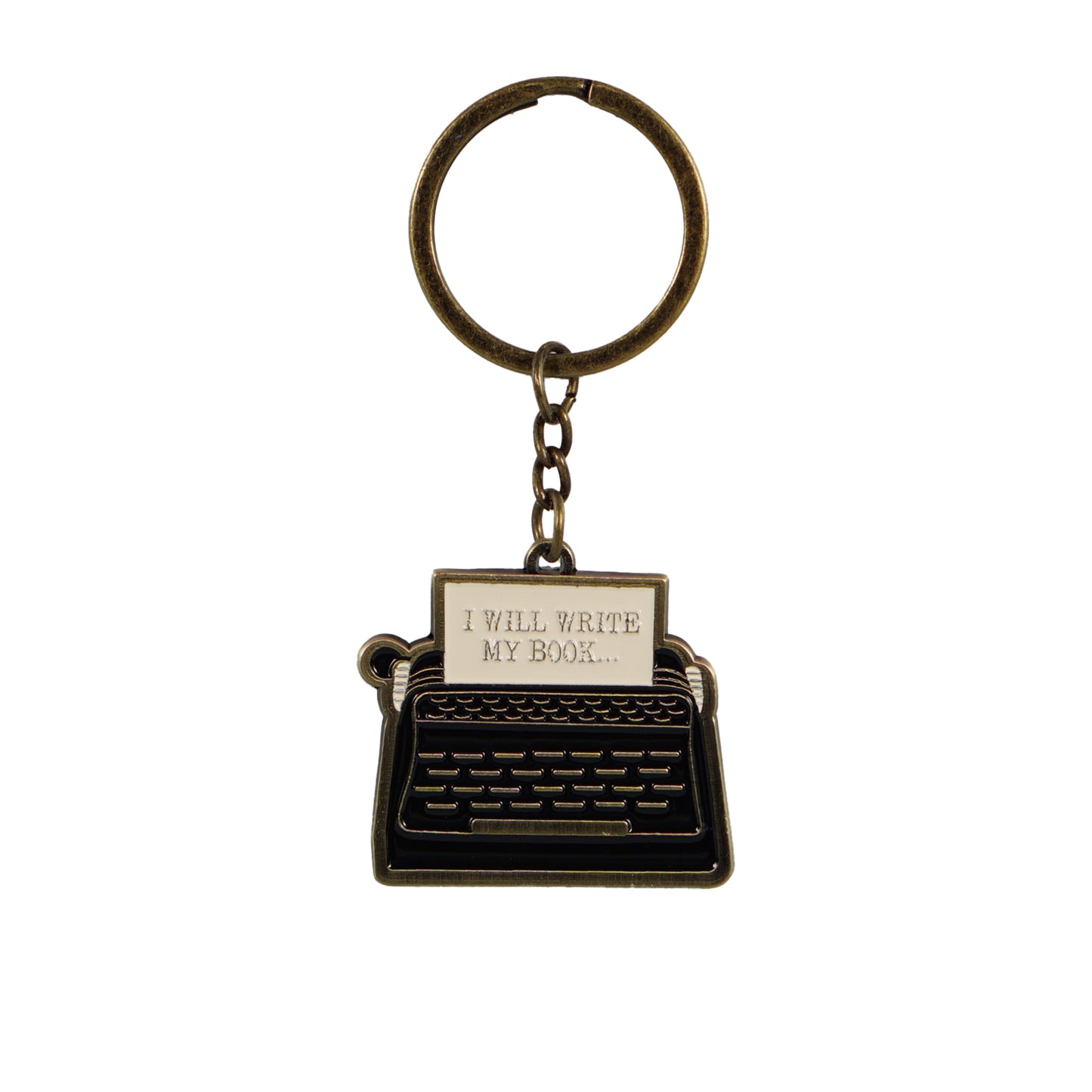 Metal Keyring – I Will Write My Book