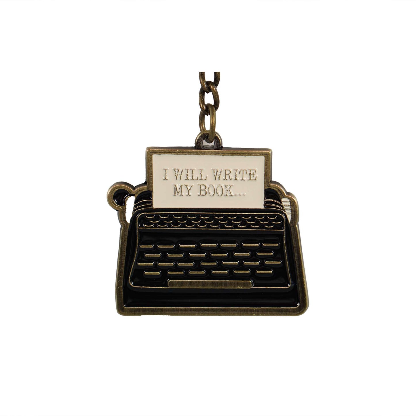 Metal Keyring – I Will Write My Book