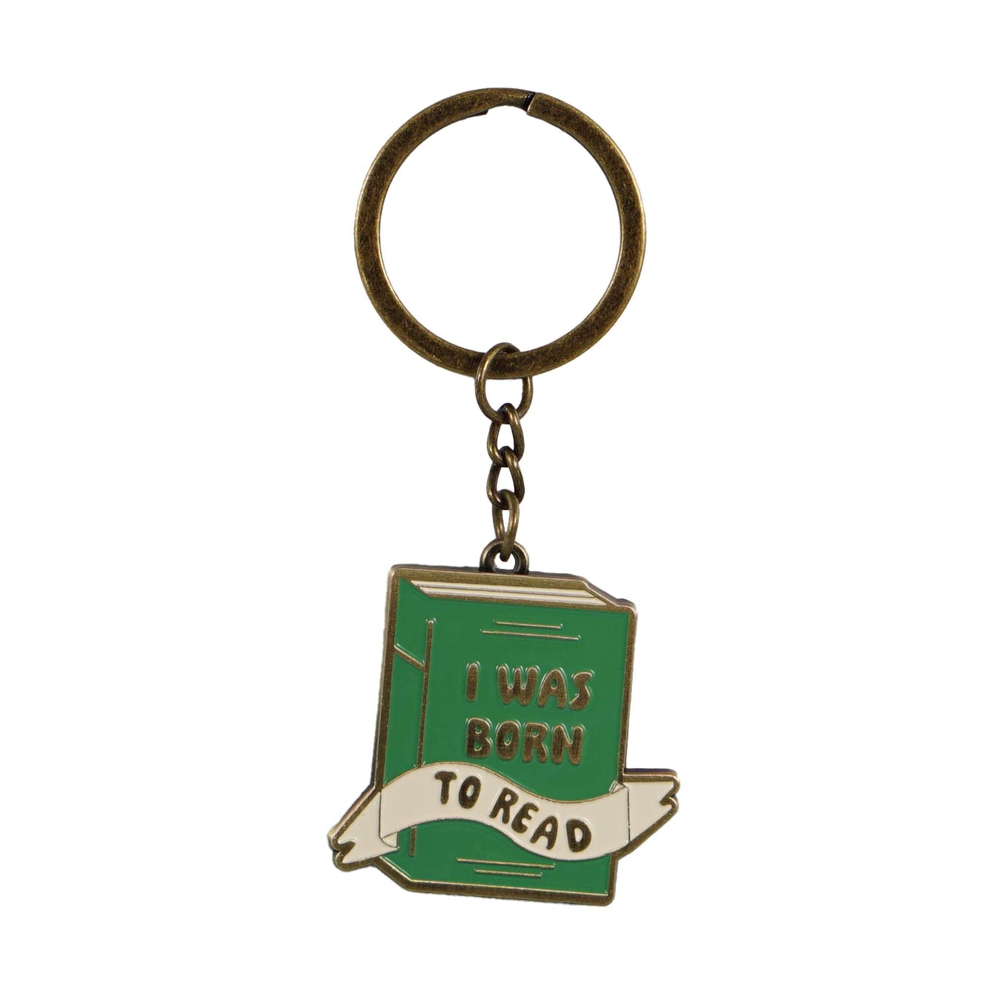 Metal Keyring – Born to Read