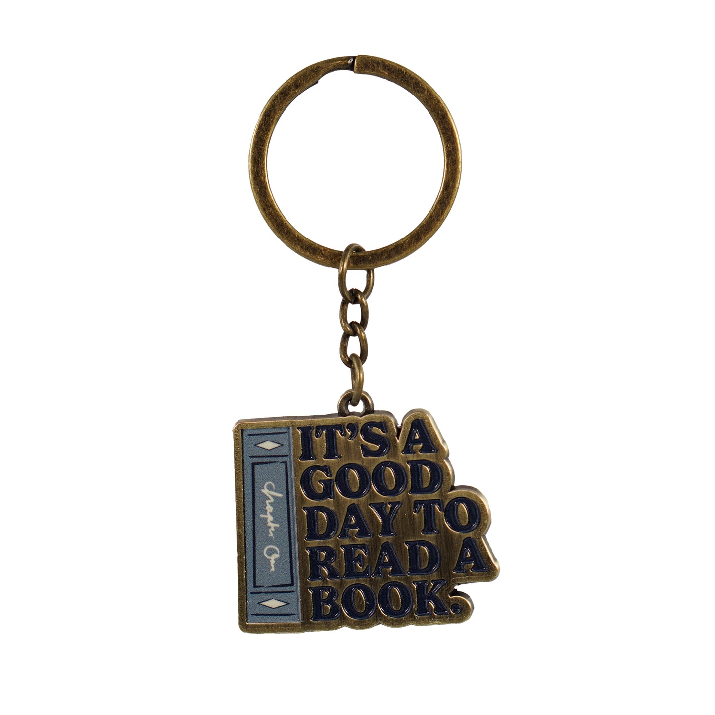 Metal Keyring – It’s a Good Day to Read a Book