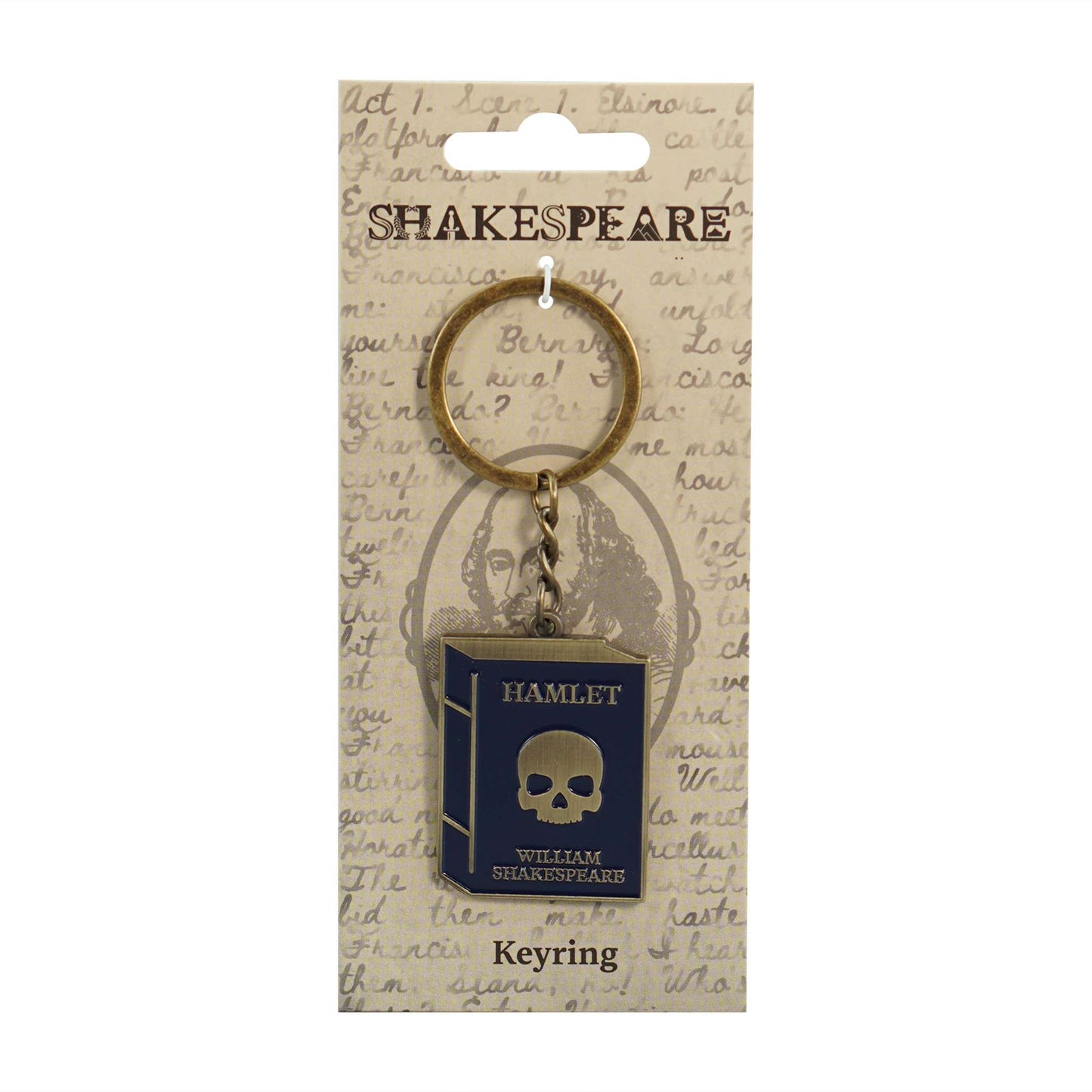 Shakespeare Keyring – Hamlet Quote