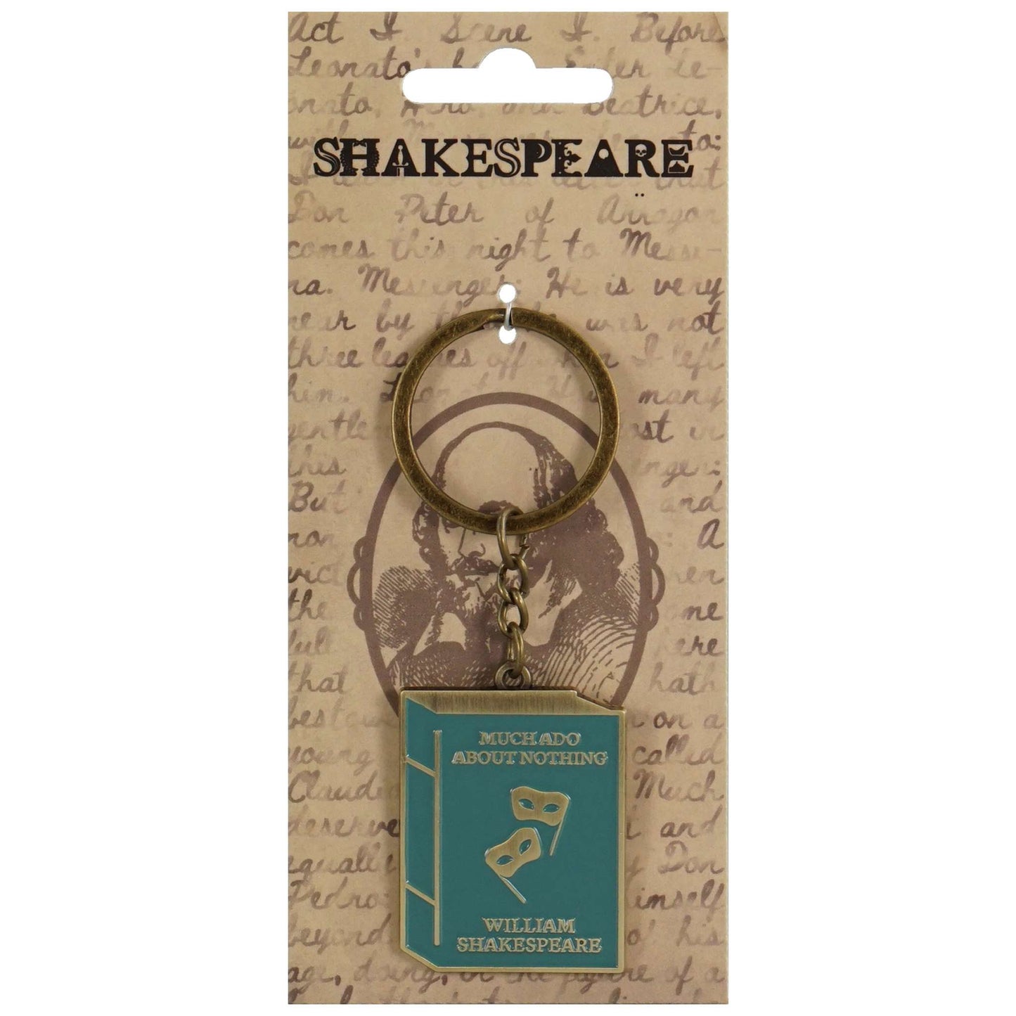 Shakespeare Keyring – Much Ado About Nothing