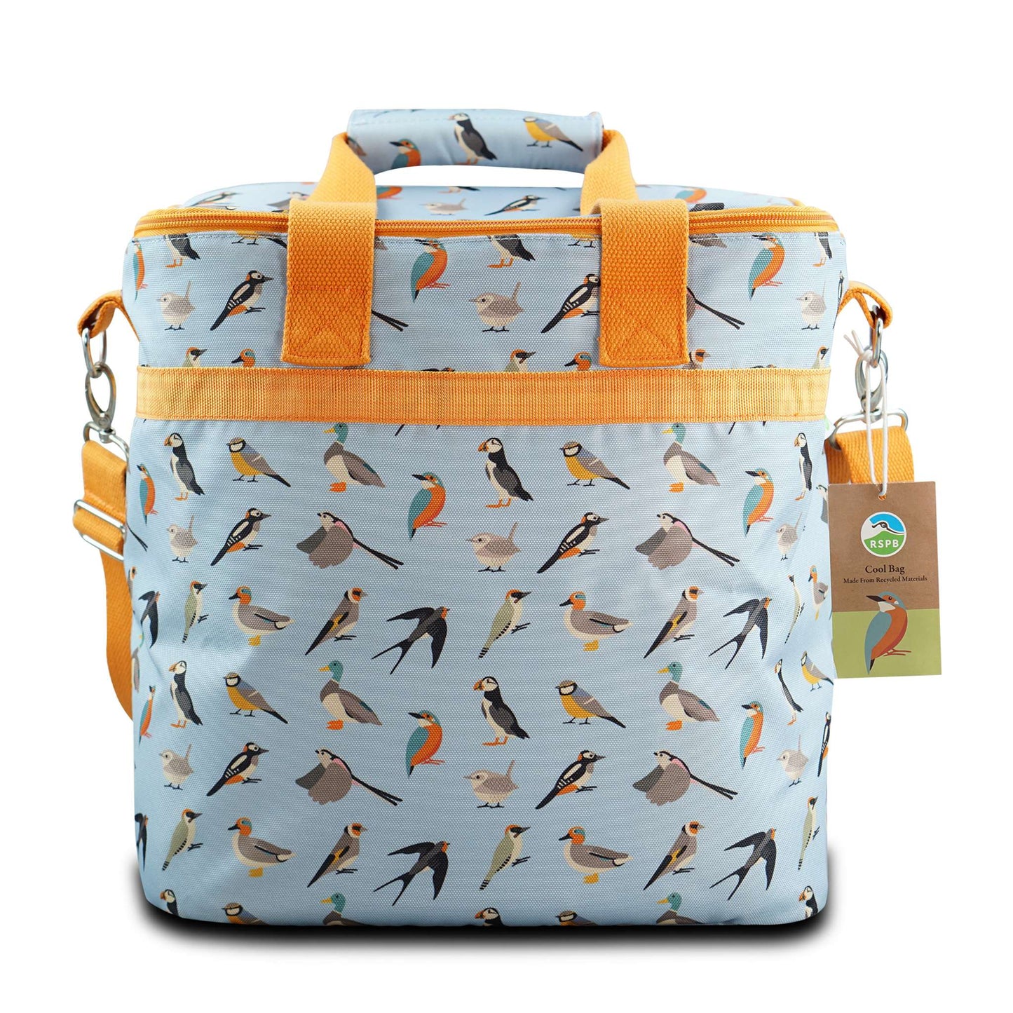 Recycled RPET Insulated Cooler Picnic Bag Birds