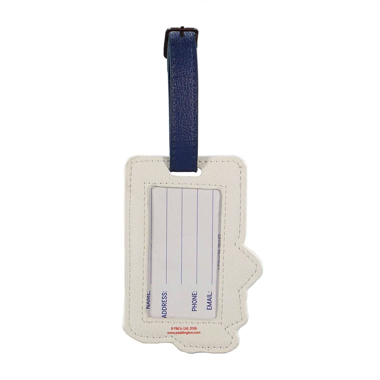 Paddington Bear Vegan Leather Shaped Luggage Tag
