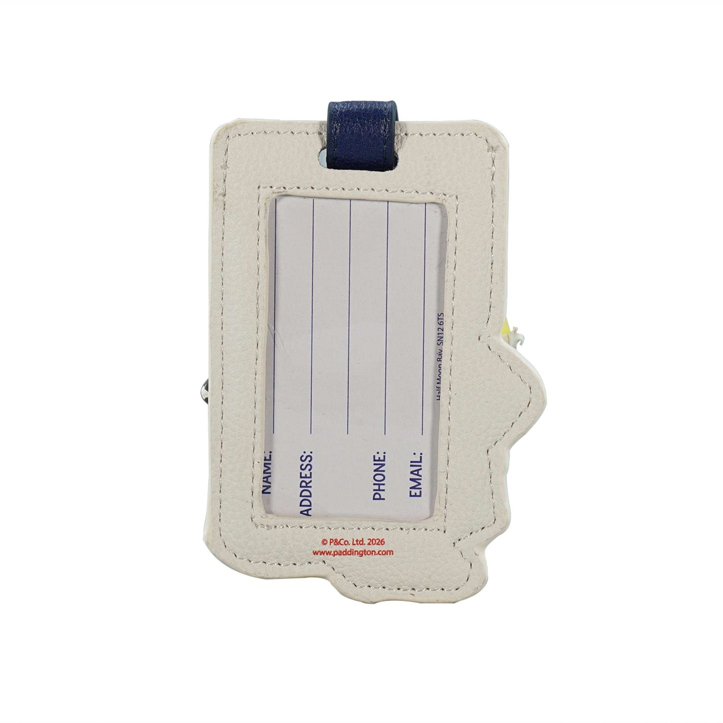 Paddington Bear Vegan Leather Shaped Luggage Tag