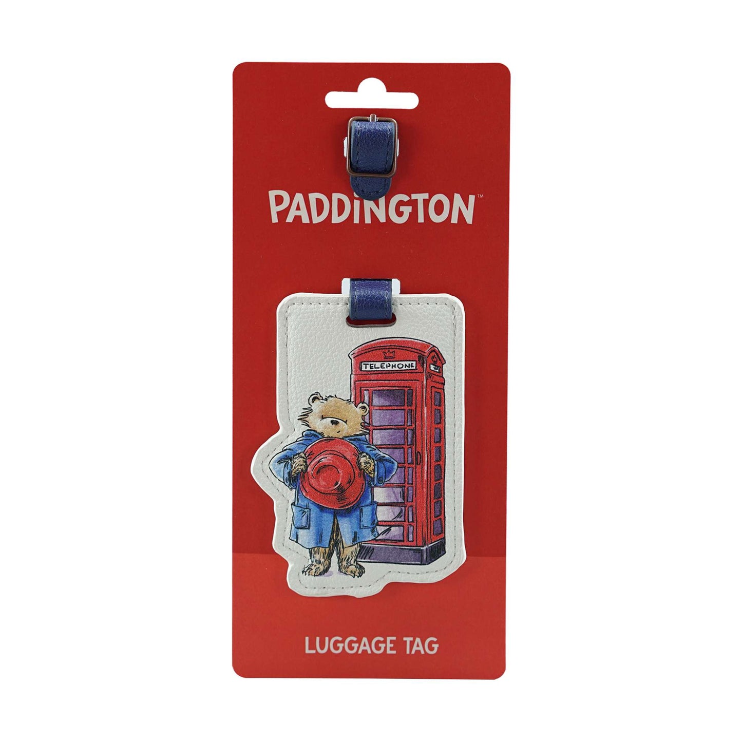 Paddington Bear Vegan Leather Shaped Luggage Tag