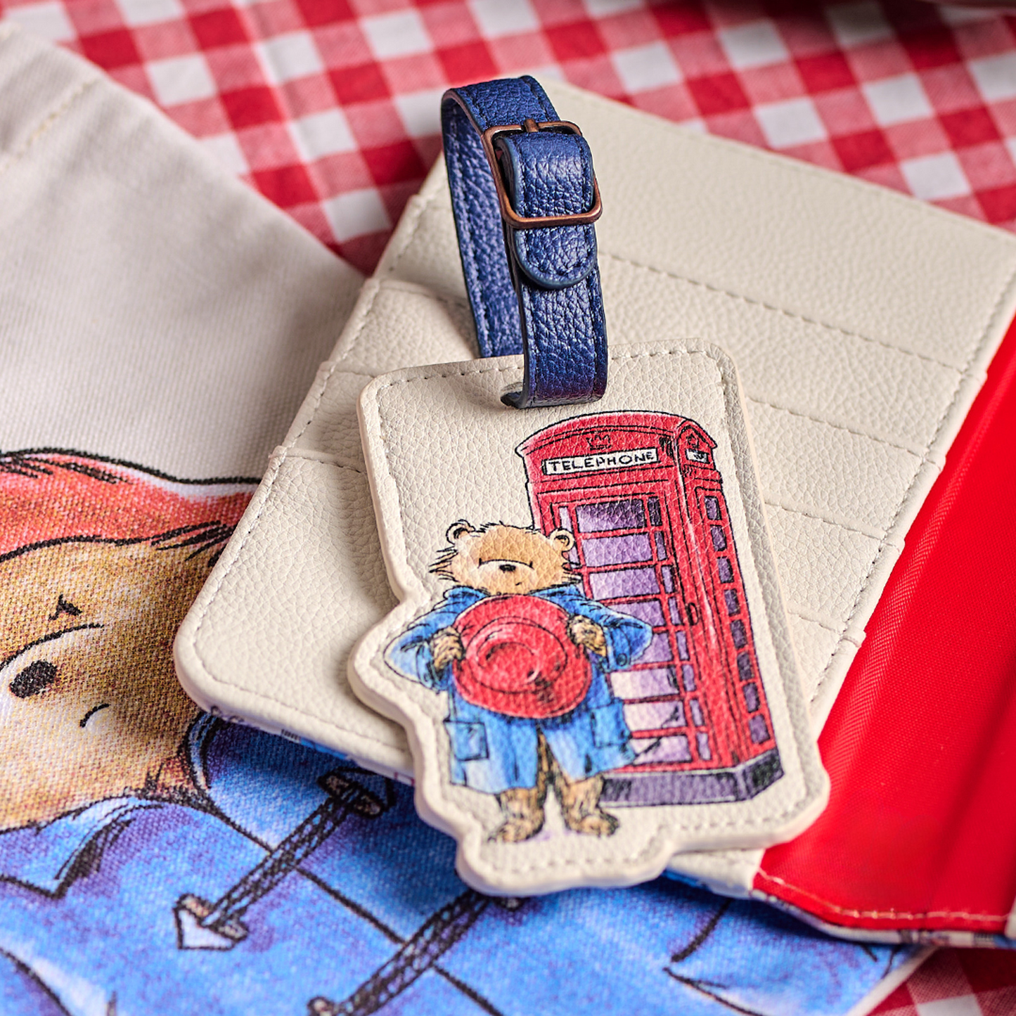 Paddington Bear Vegan Leather Shaped Luggage Tag