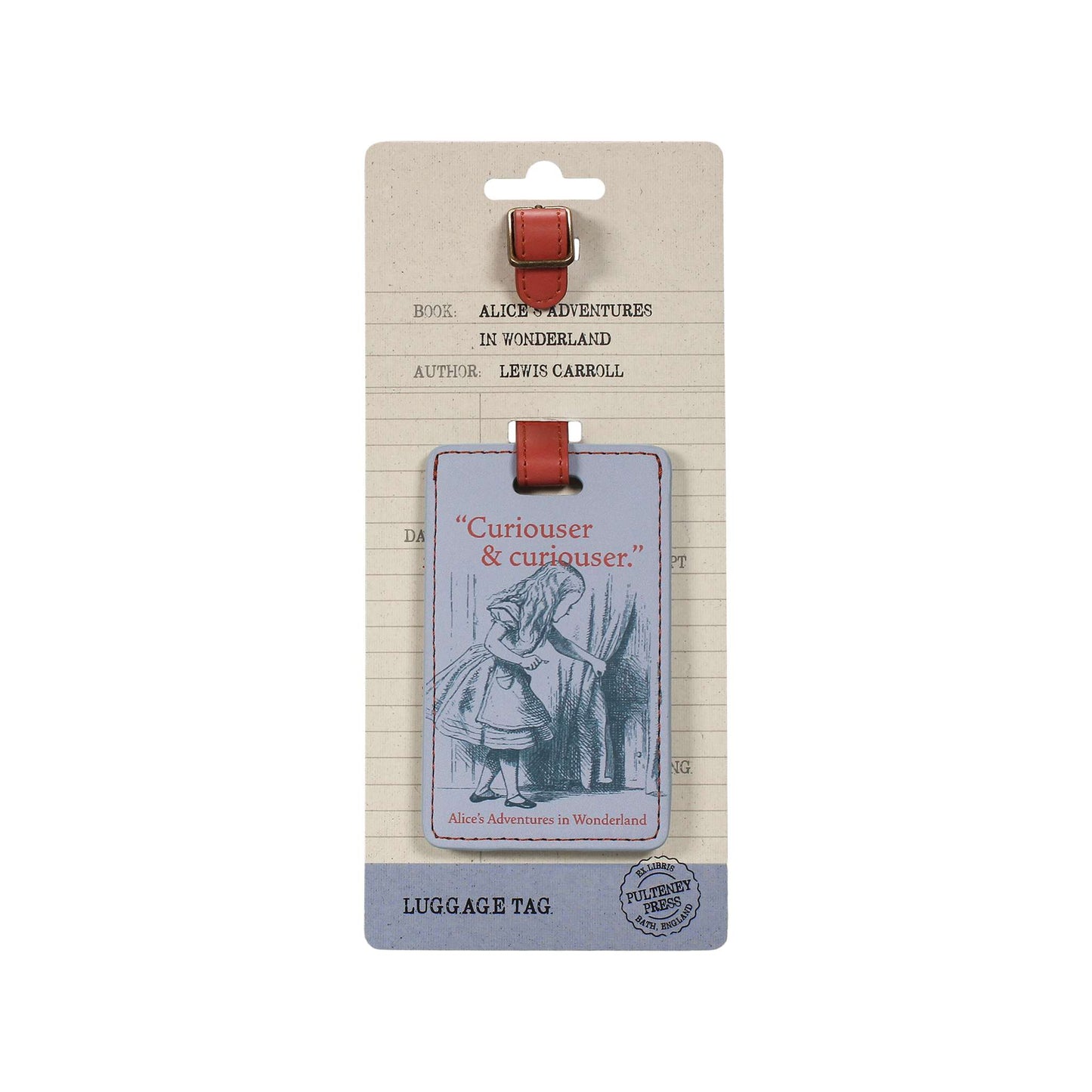 Alice in Wonderland Luggage Tag