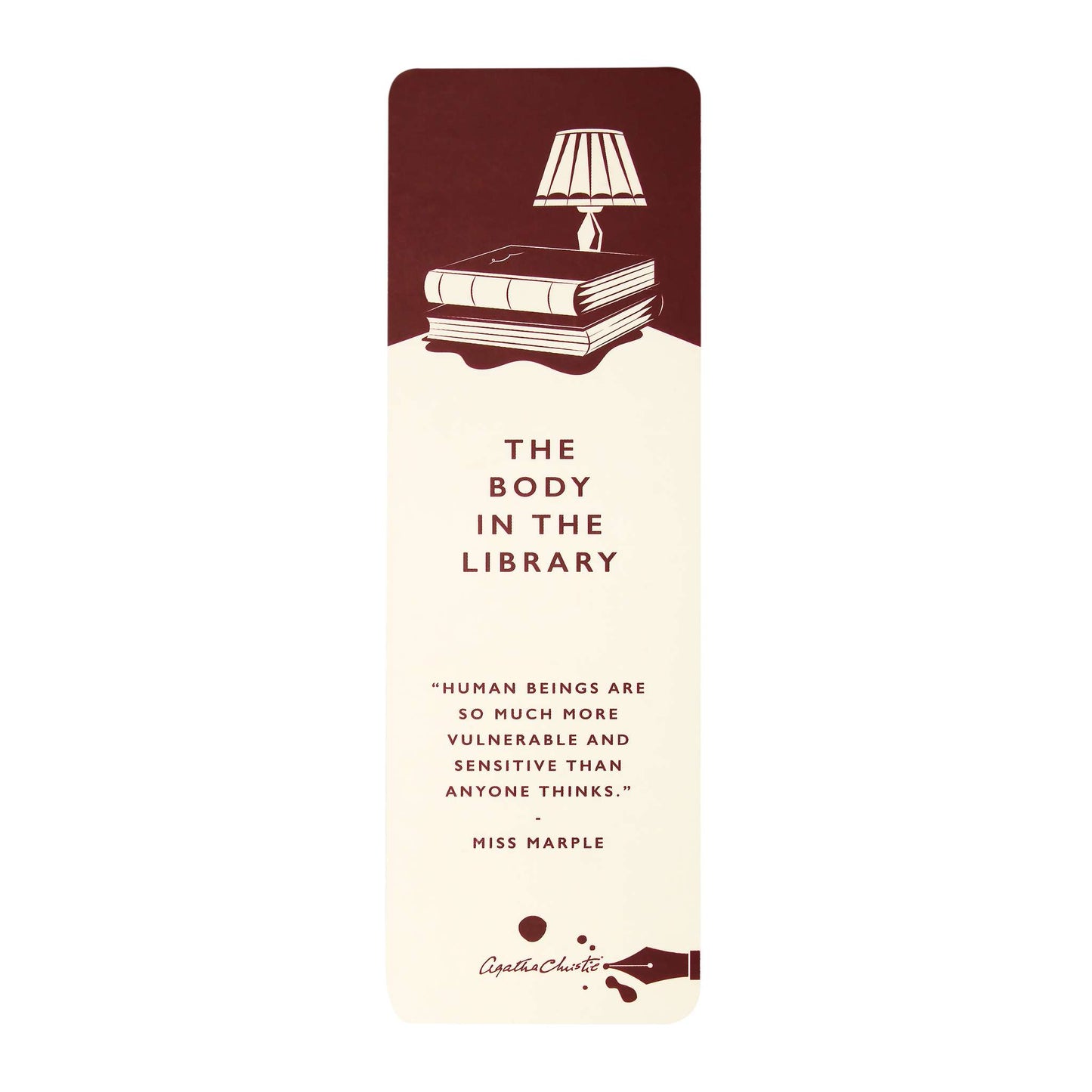 Agatha Christie The Body in the Library Paper Bookmark