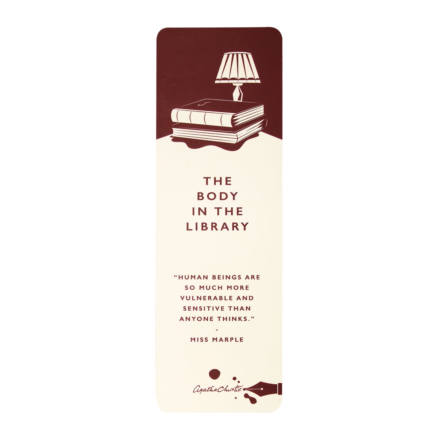 Agatha Christie The Body in the Library Paper Bookmark