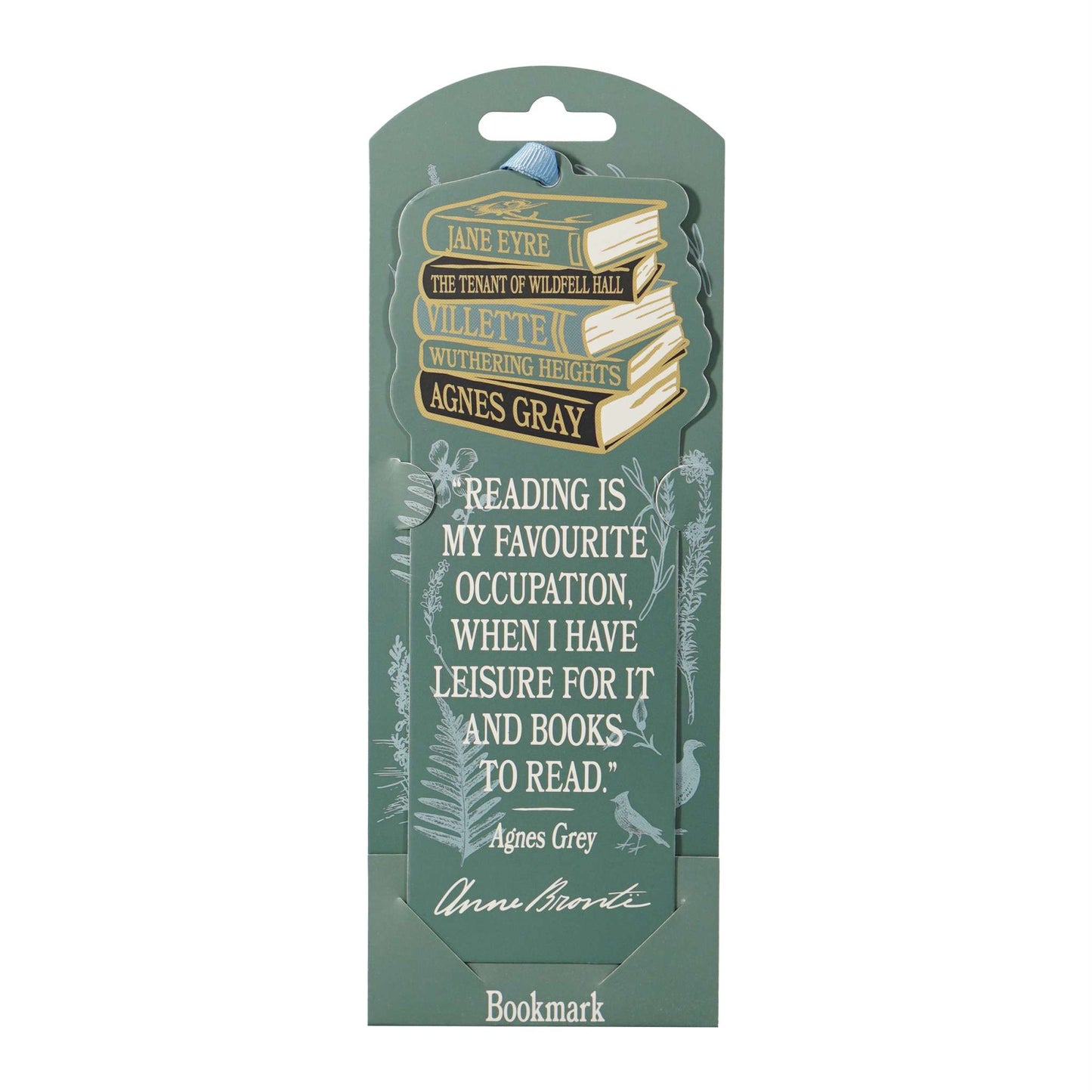 Bronte Sisters Agnes Grey Shaped Paper Bookmark