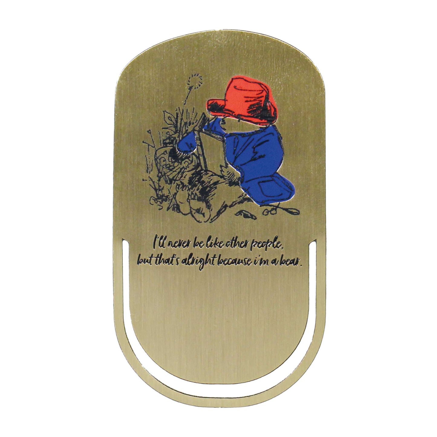 Paddington Bear (Suitcase) Metal Bookmark