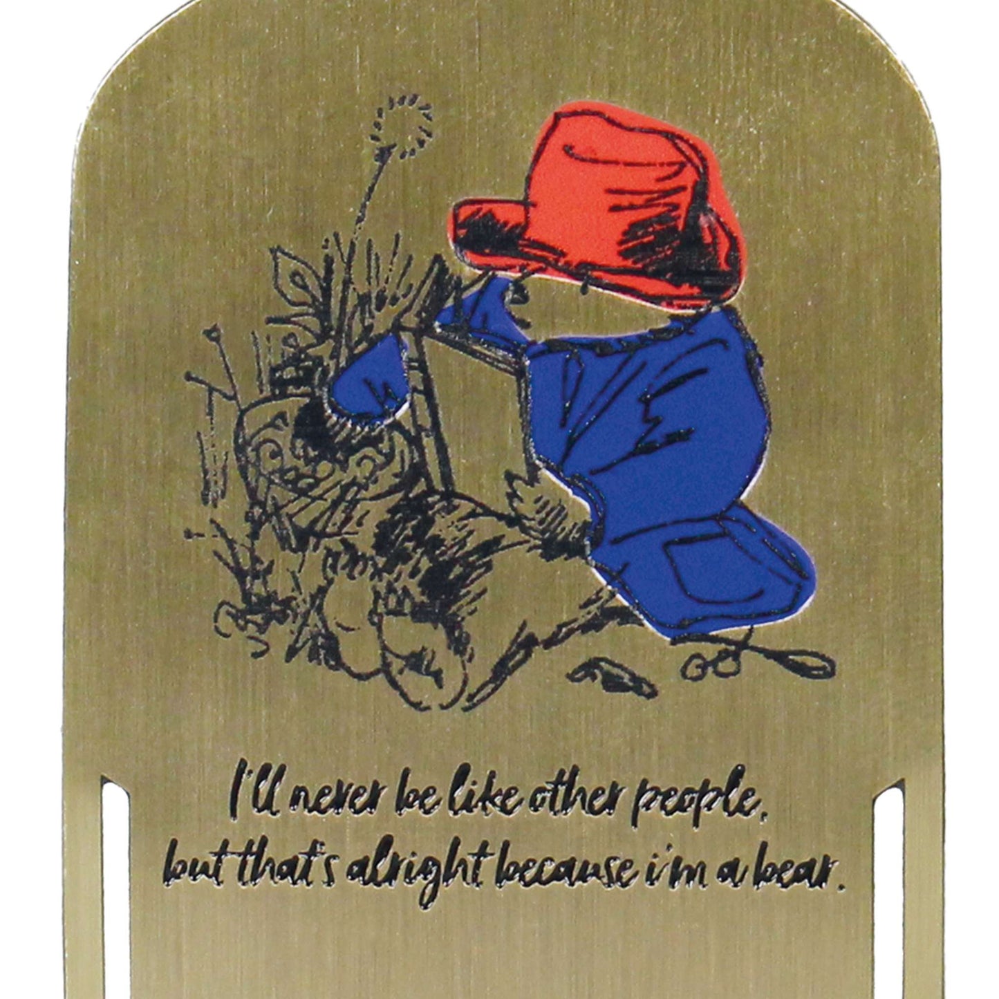 Paddington Bear (Suitcase) Metal Bookmark