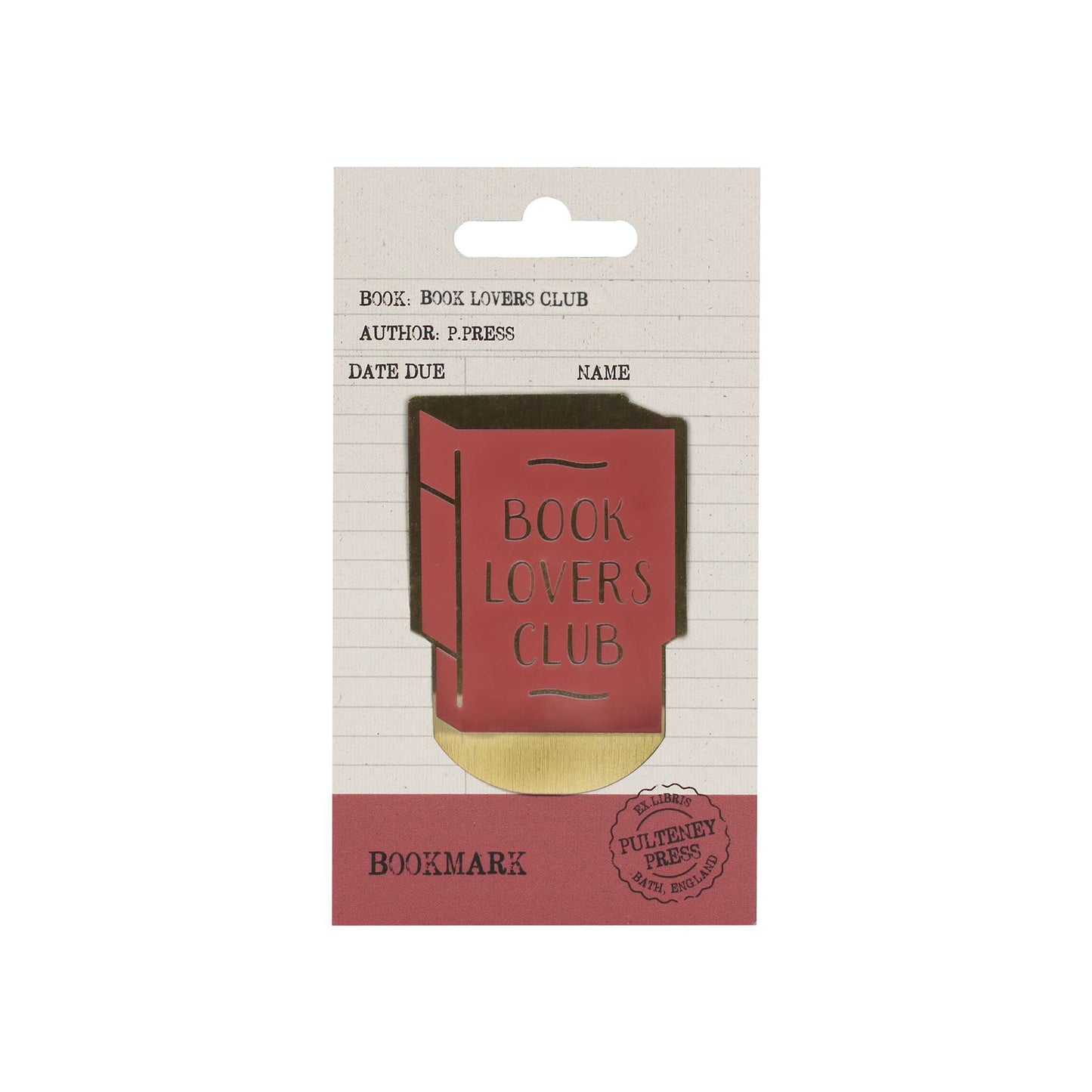 Metal Bookmark – Book Lovers Club