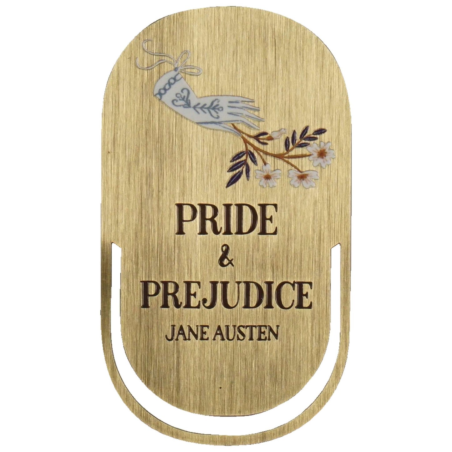 Jane Austen Pride and Prejudice Metal Bookmark