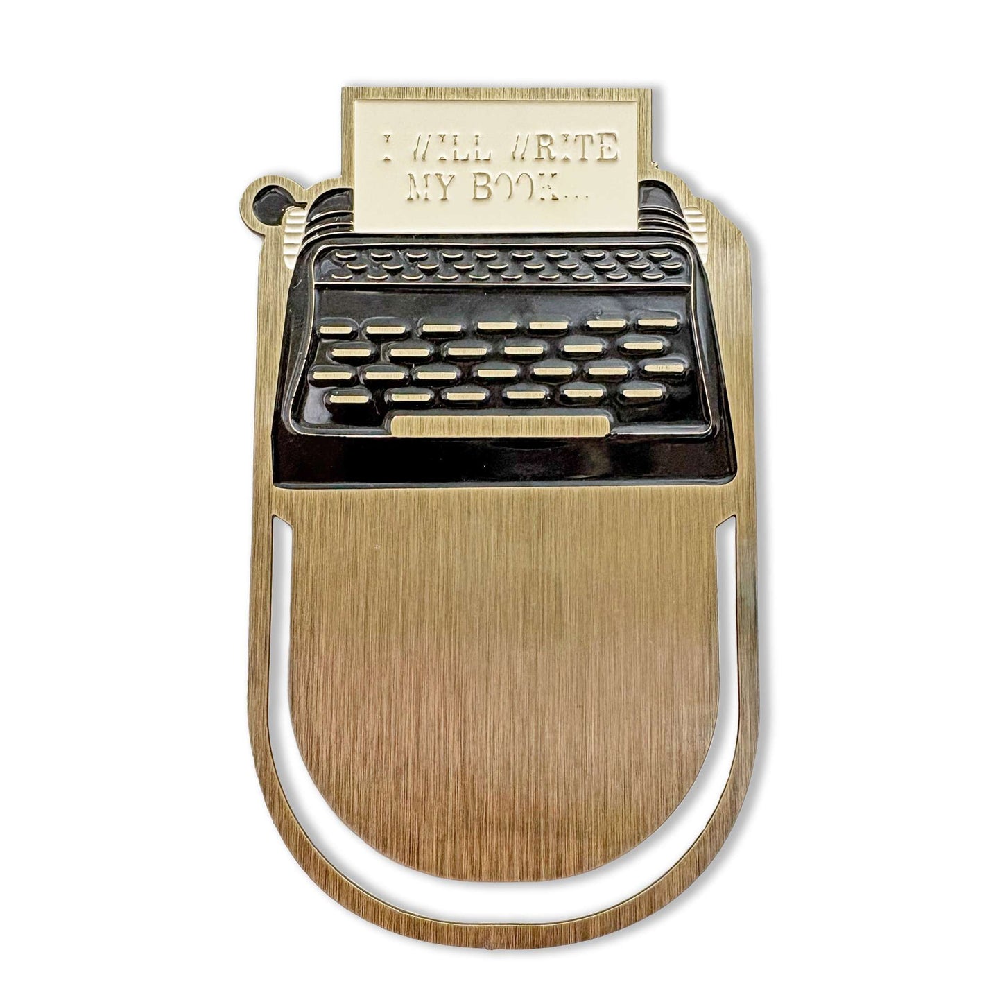 Metal Bookmark – I Will Write My Book