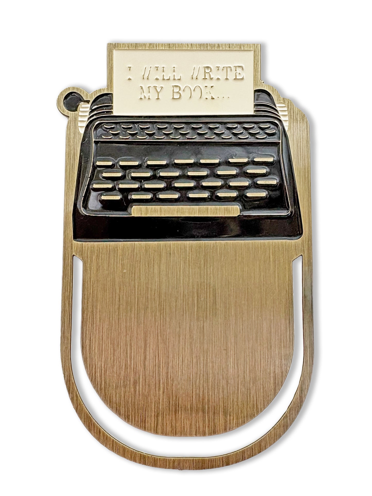 Metal Bookmark – I Will Write My Book