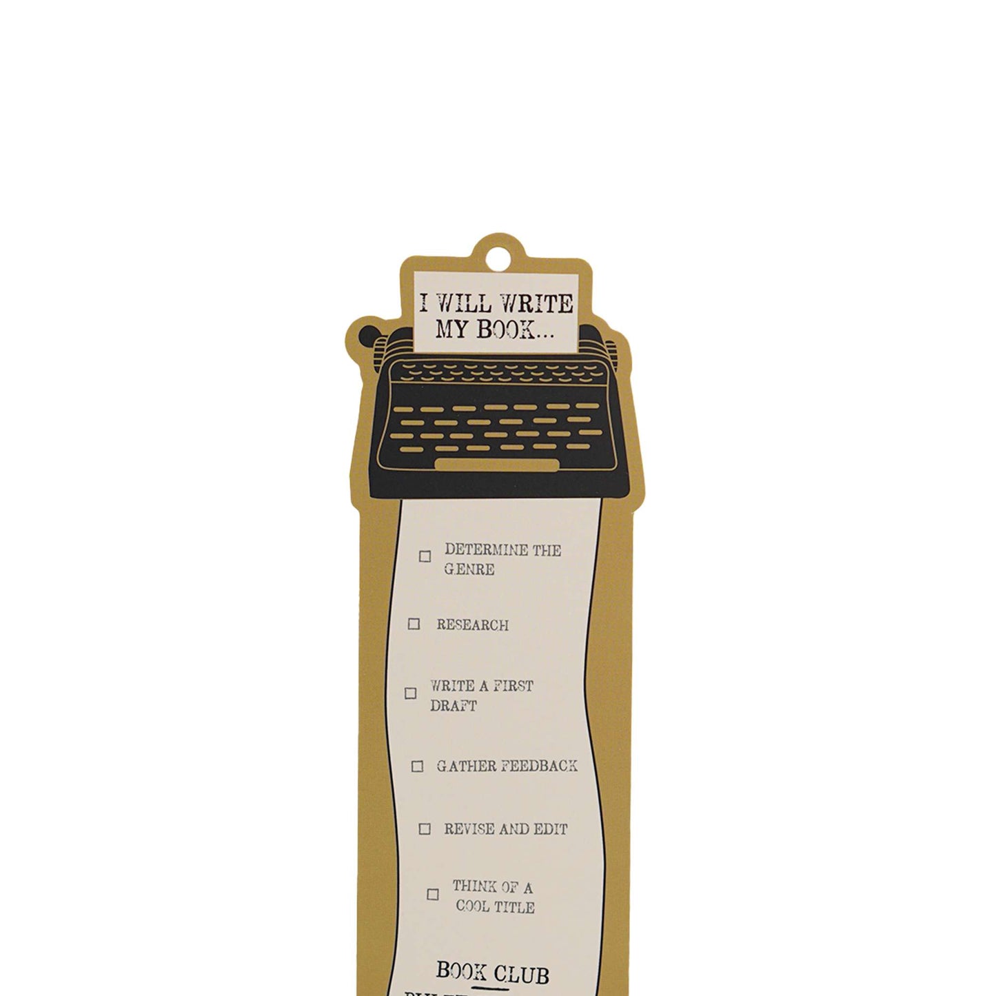 Bookmark with tassel– I Will Write My Book
