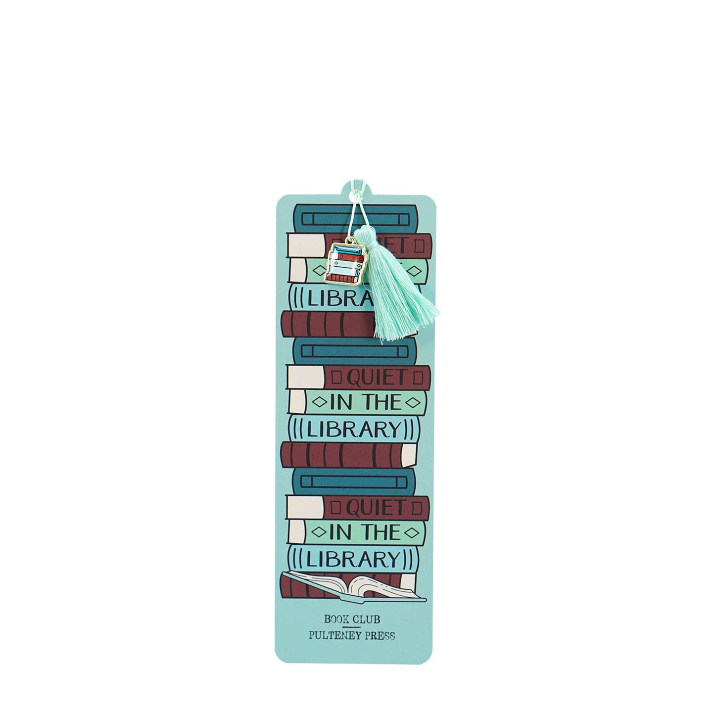 Bookmark with tassel – Quiet In The Library