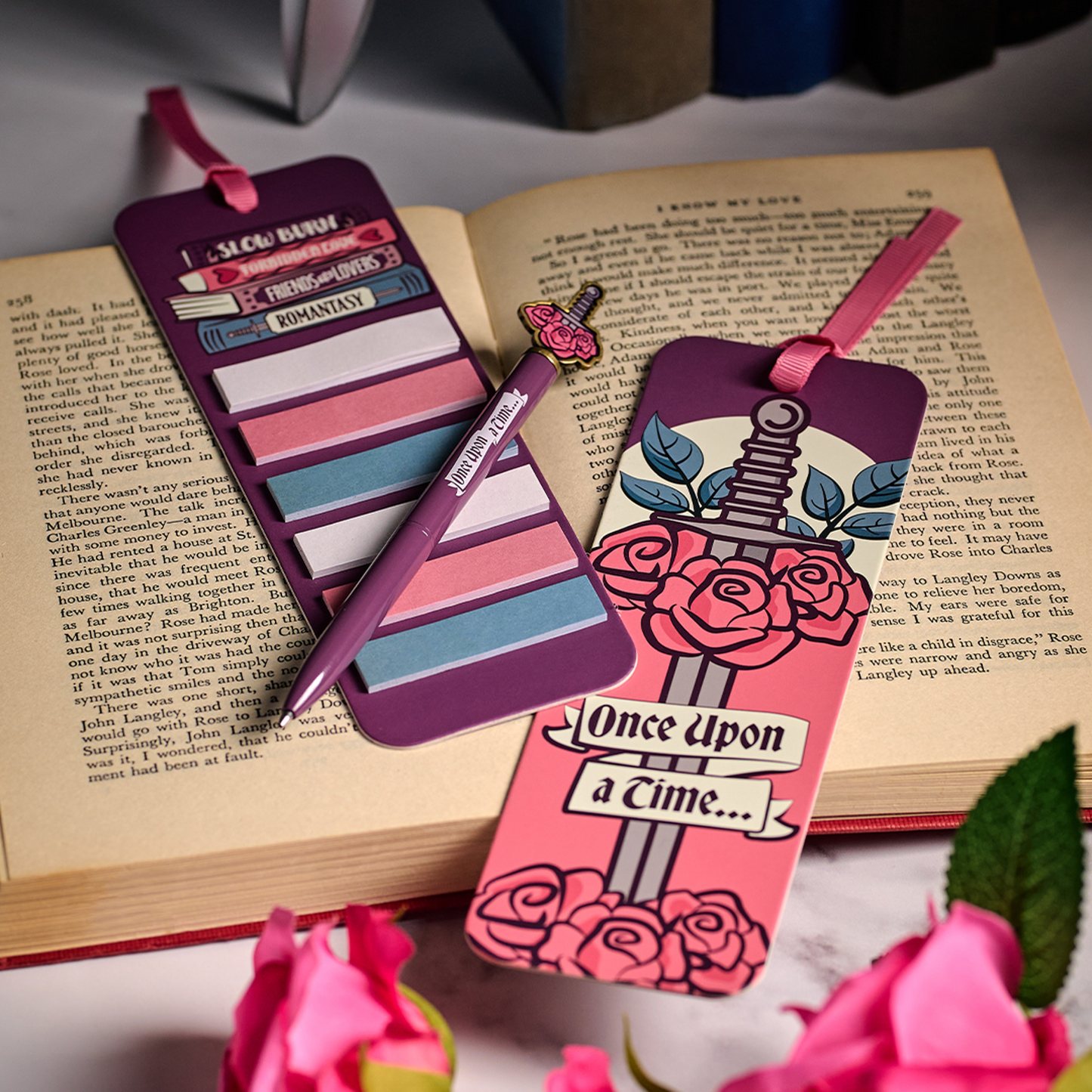 Romantasy Paper Bookmark