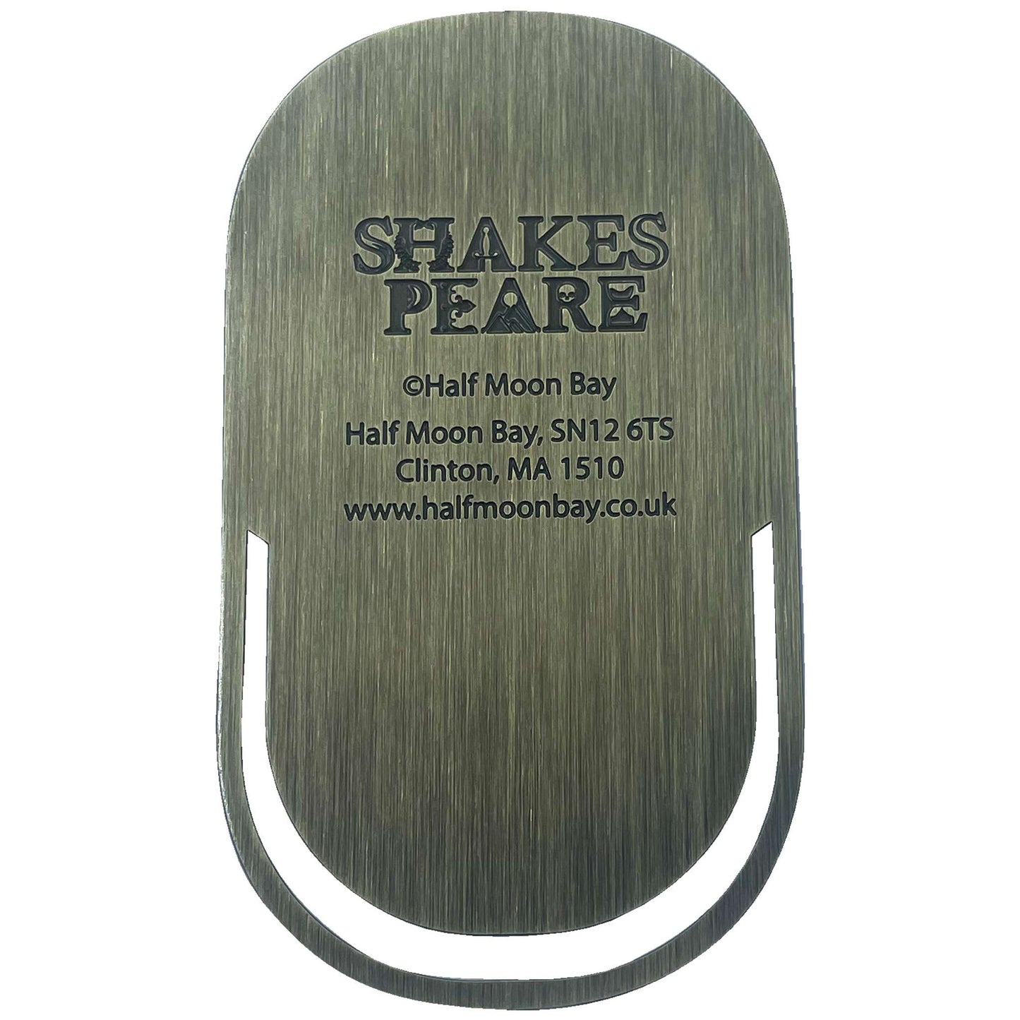 Shakespeare Metal Bookmark – Hamlet