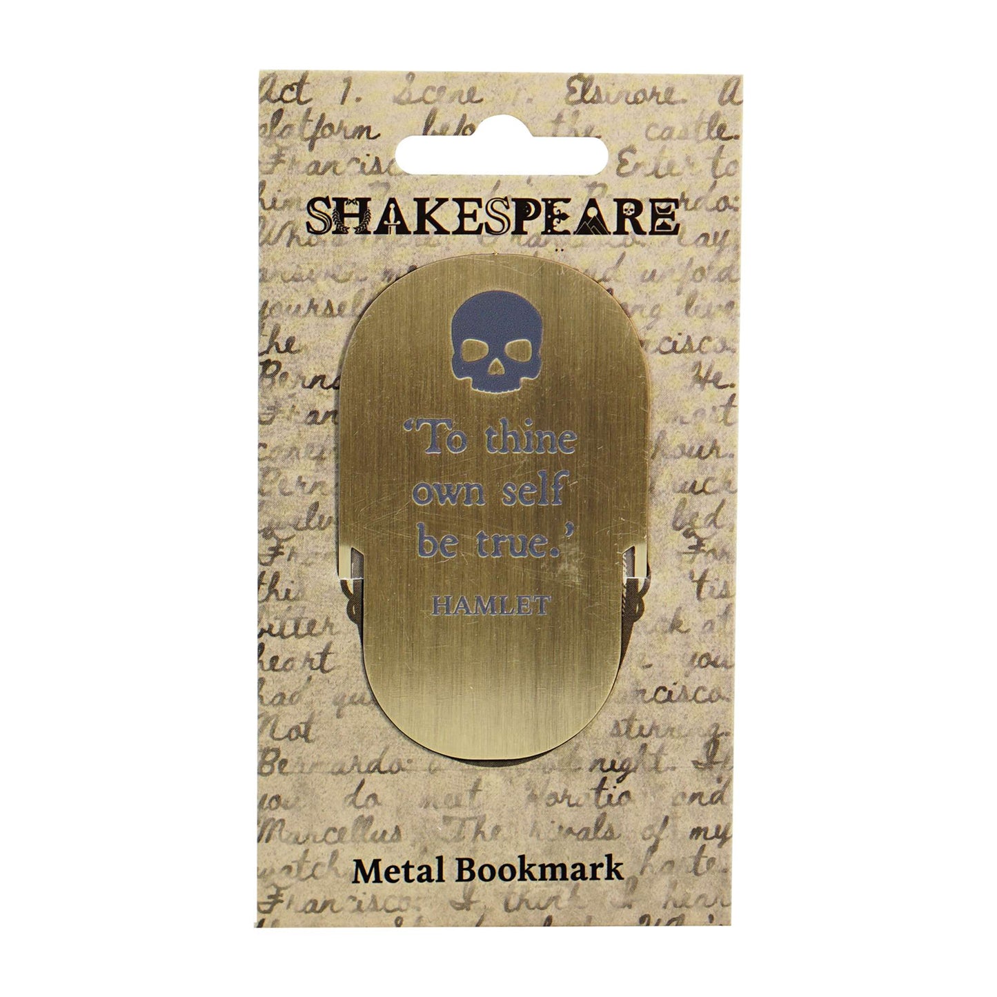 Shakespeare Metal Bookmark – Hamlet